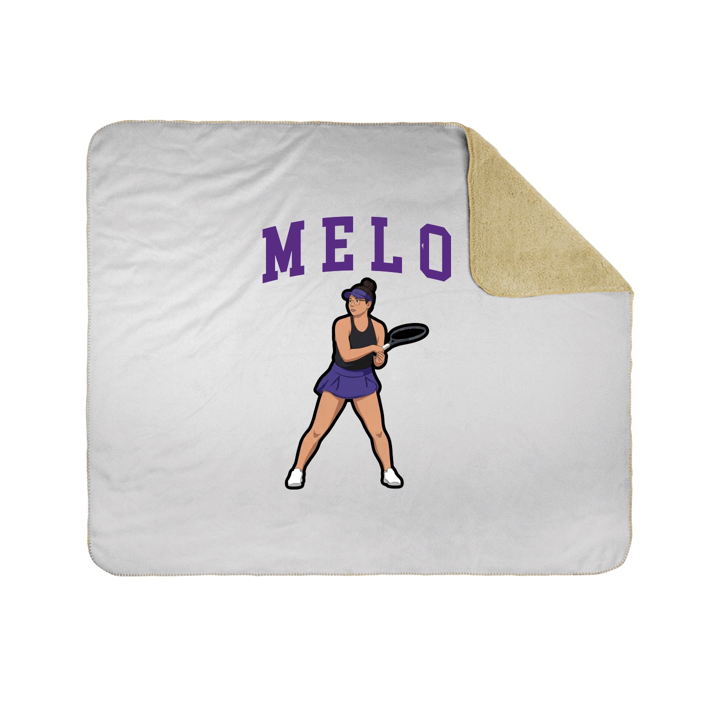 Throw Blanket — Shirsey in White