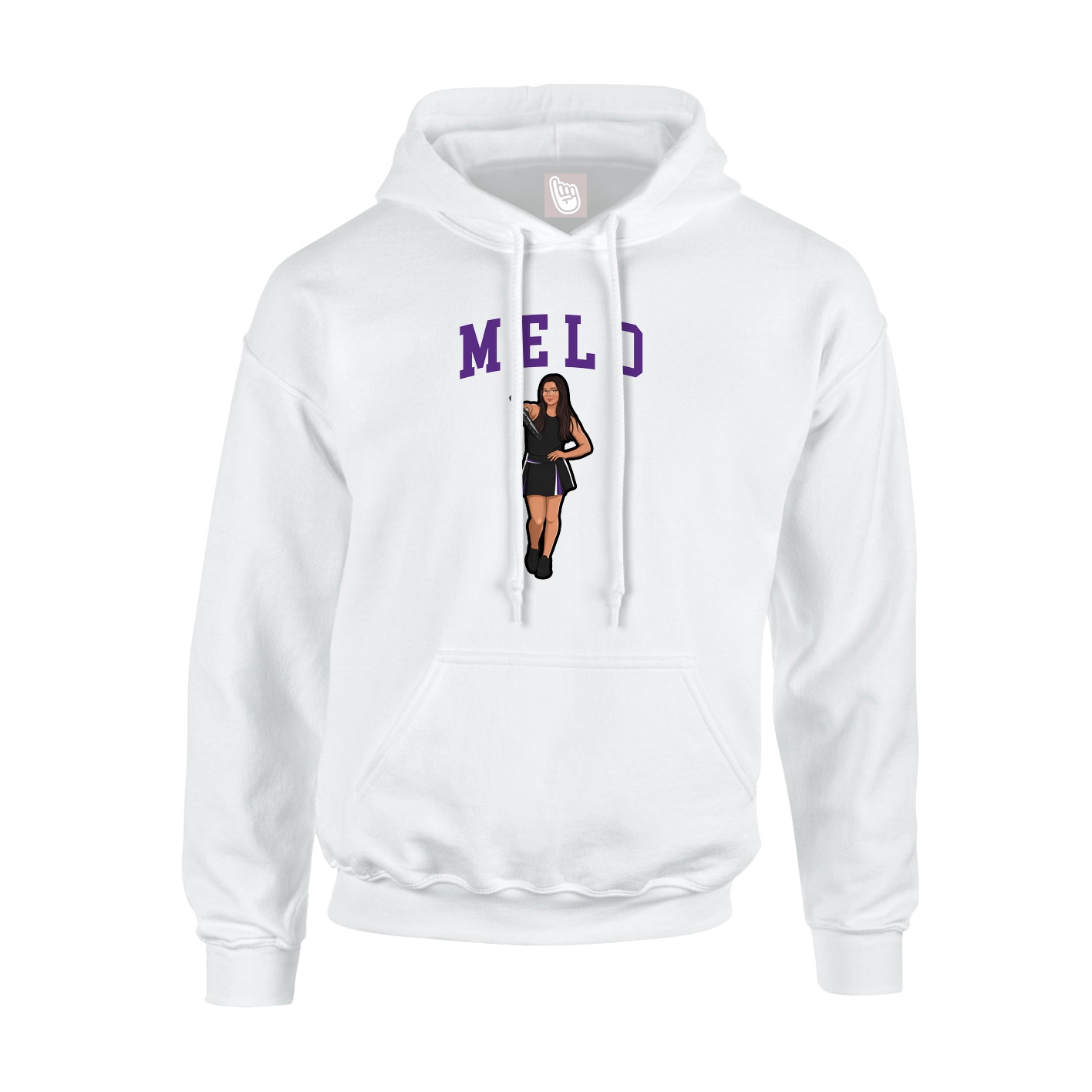 Hoodie — Shirsey in White