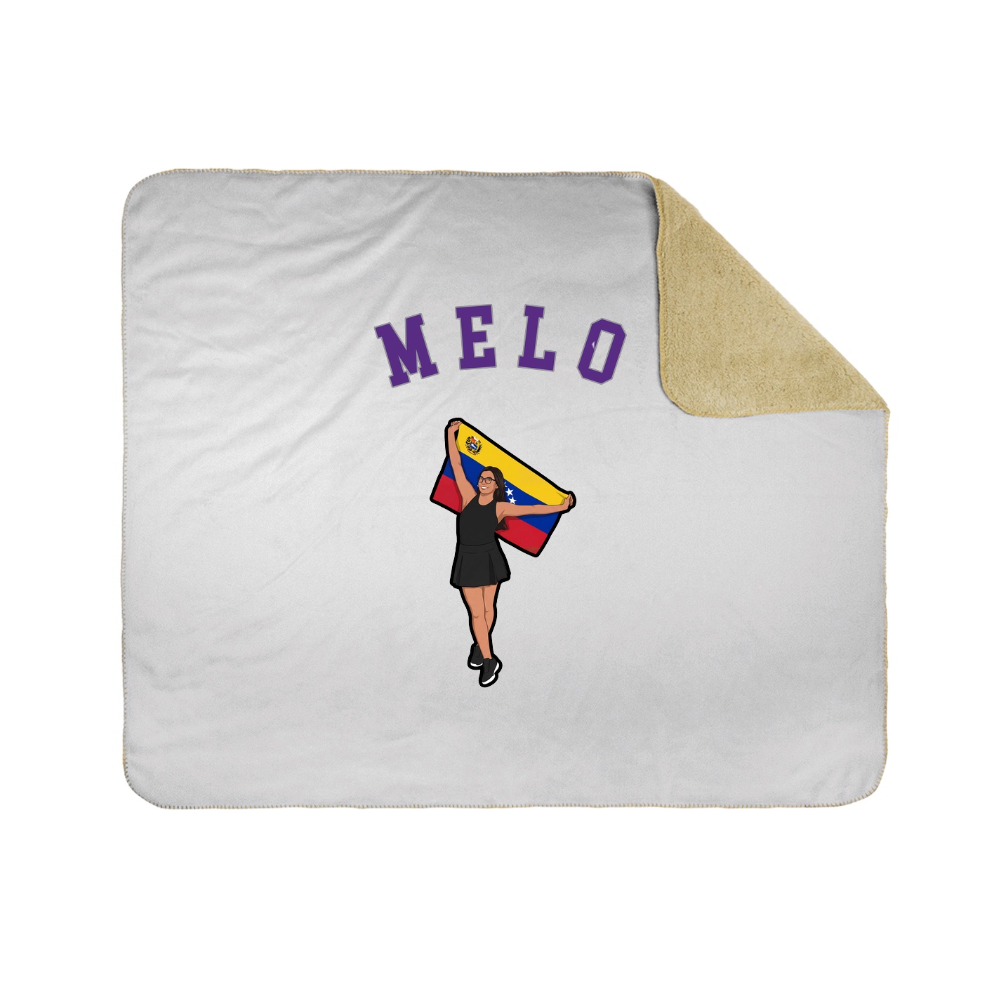 Throw Blanket — Shirsey Arch in White