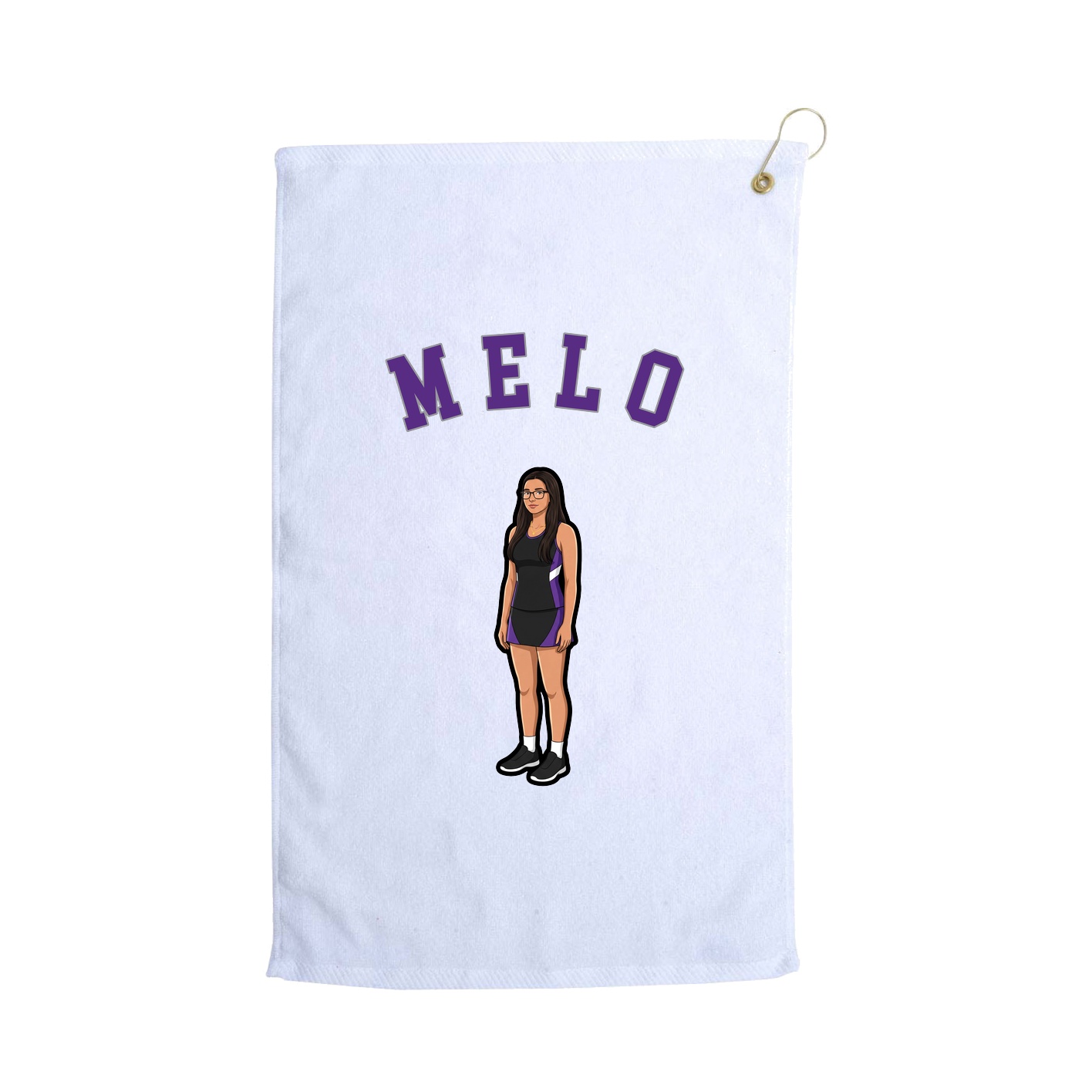 Golf Towel — Shirsey Arch in White