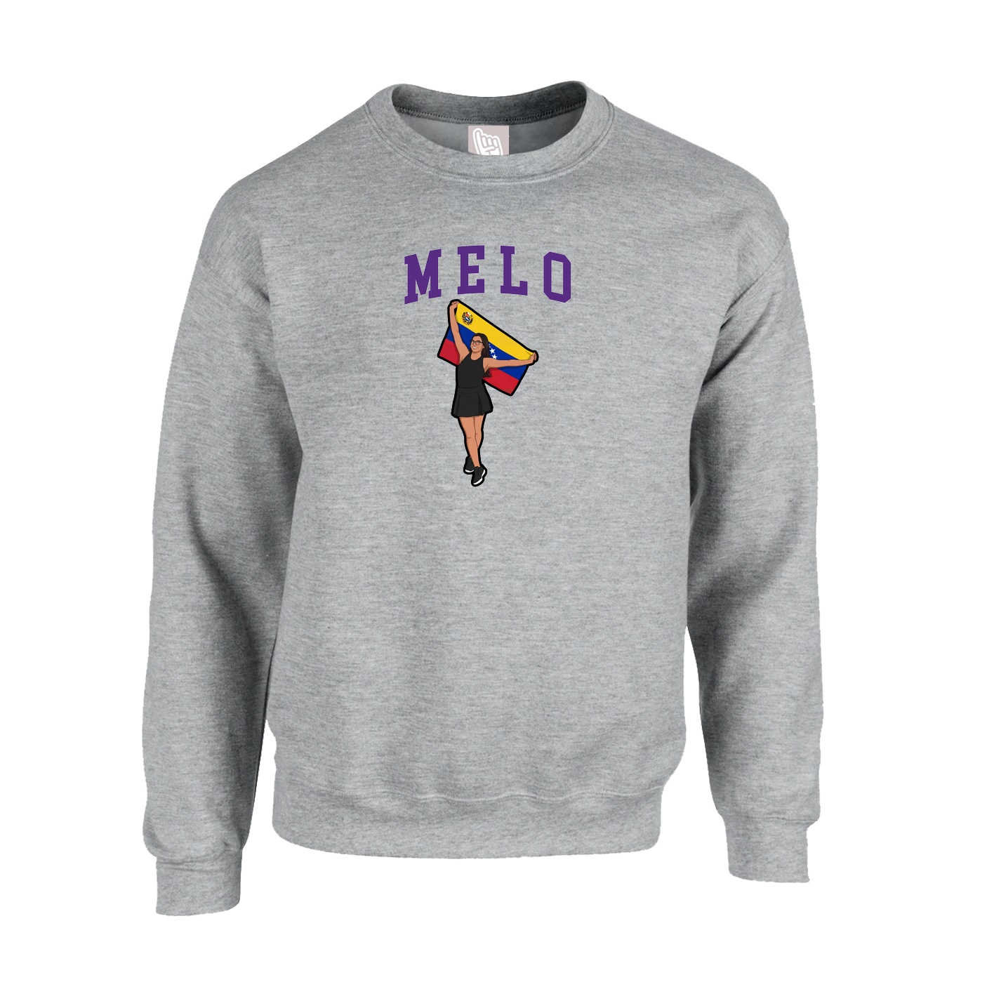 Fleece Crew — Shirsey in Grey