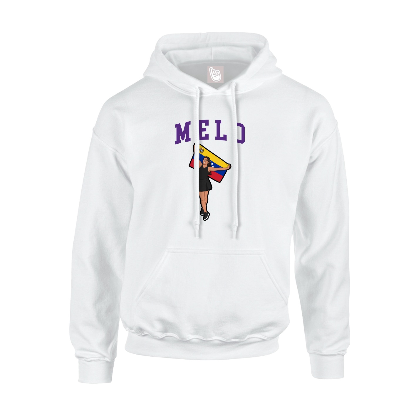 Youth Hoodie — Shirsey in White