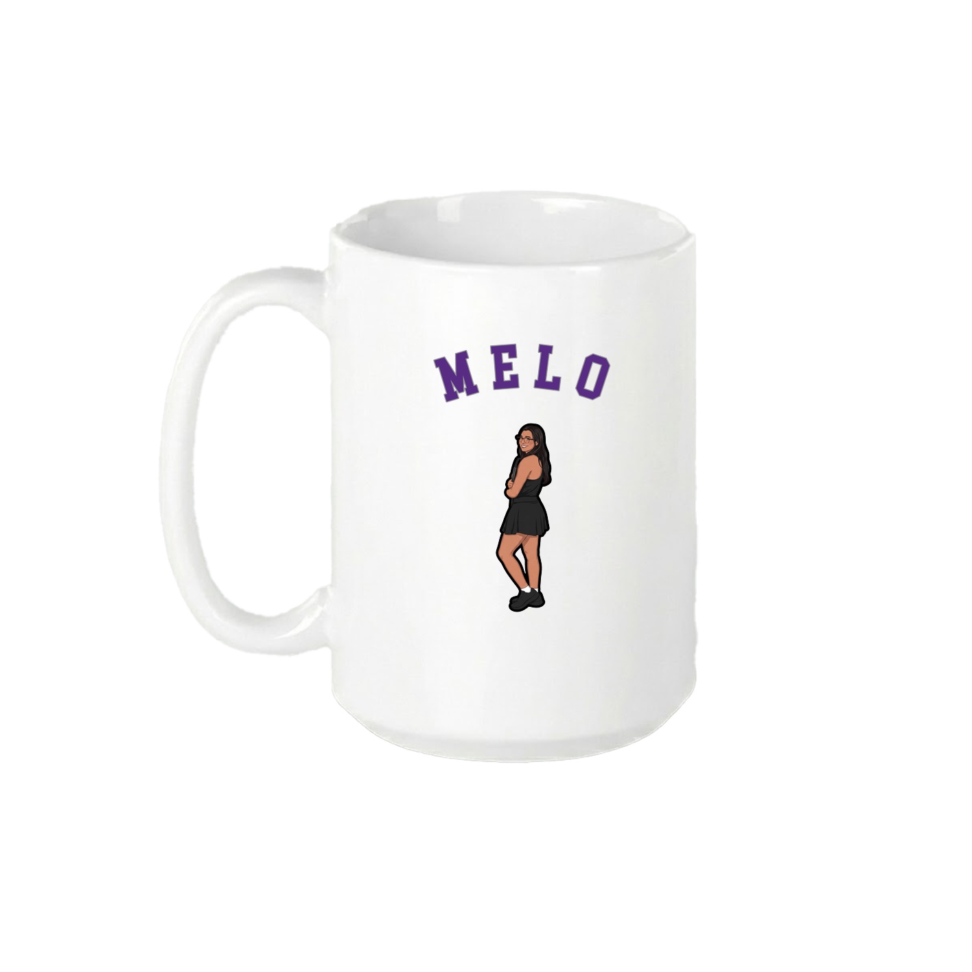 15oz Coffee Mug — Shirsey Arch in White