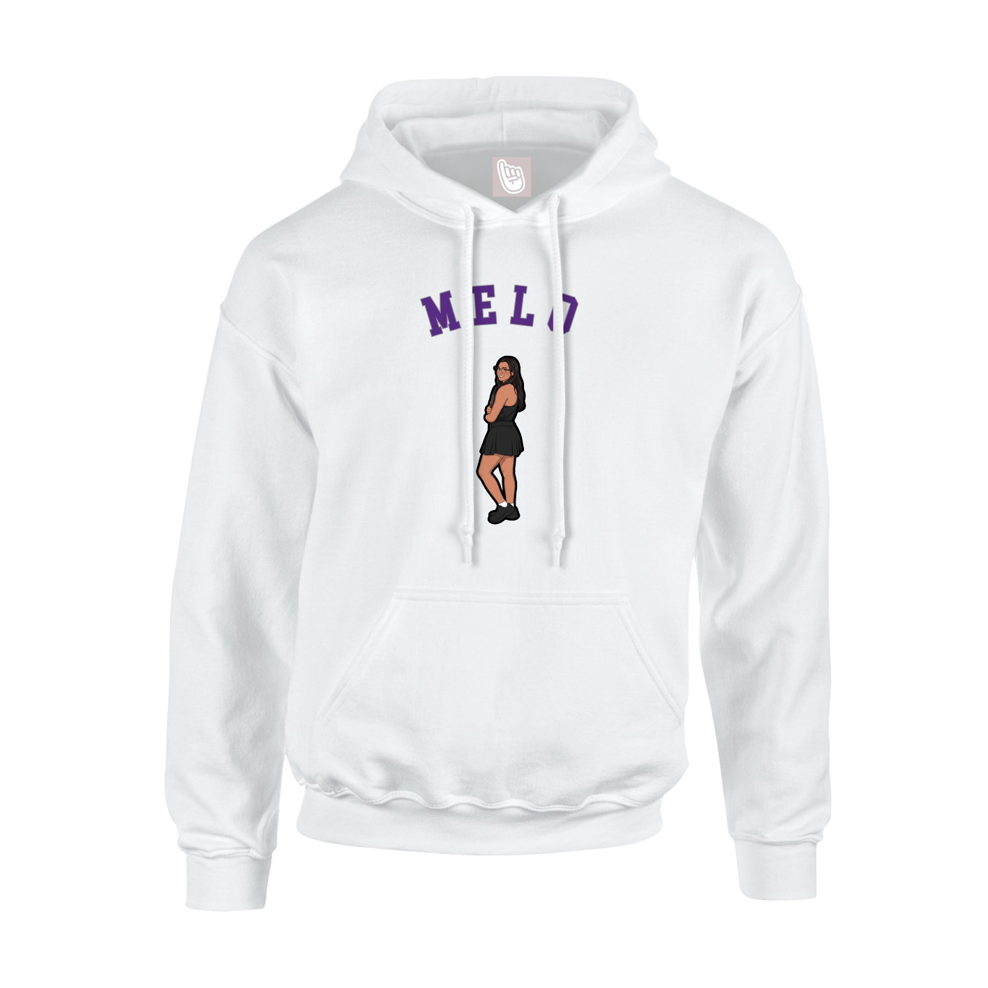 Hoodie — Shirsey Arch in White