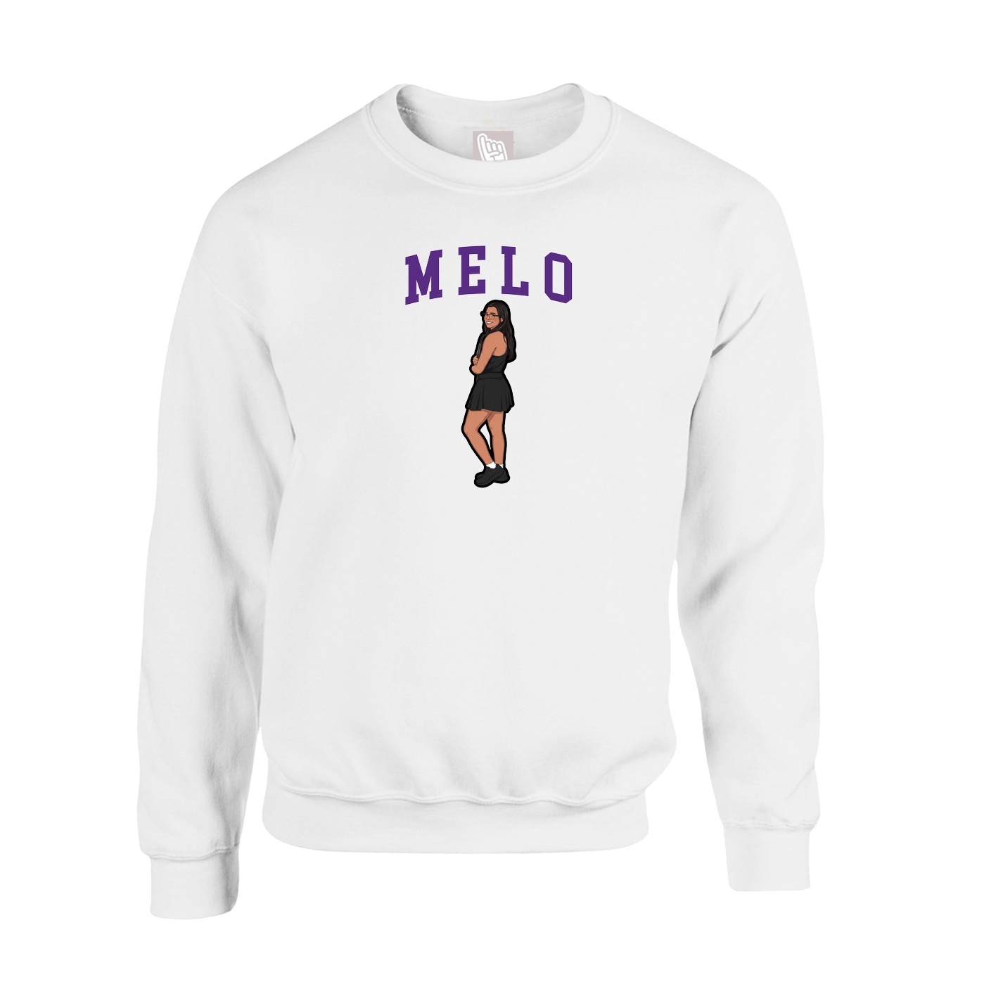 Fleece Crew — Shirsey in White