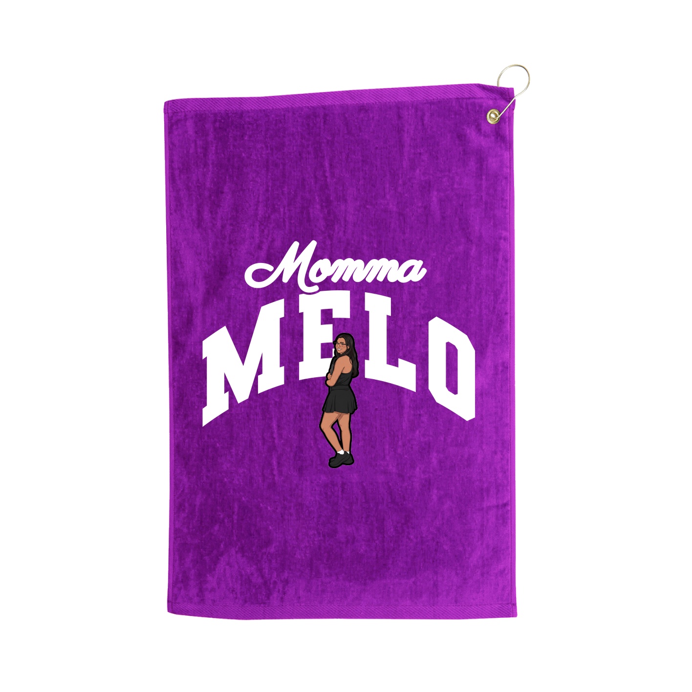 Golf Towel — Mothers Day Arch in Purple