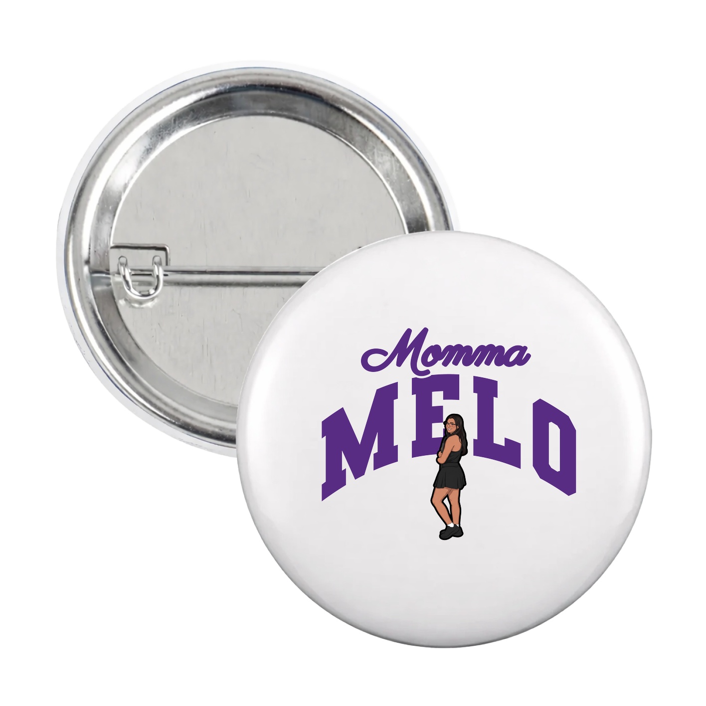 Game Day Button — Mothers Day Arch in White