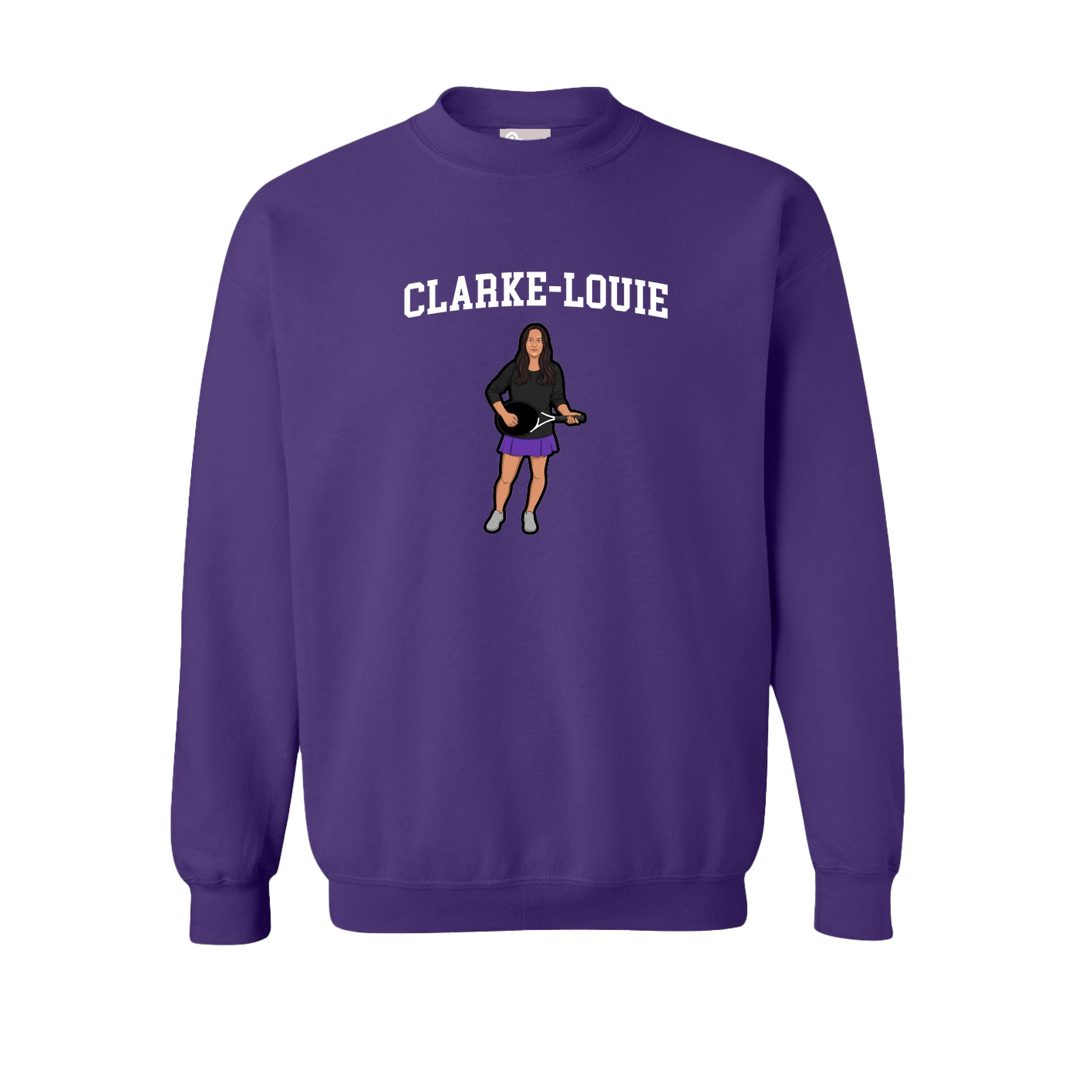 Fleece Crew — Shirsey in Purple