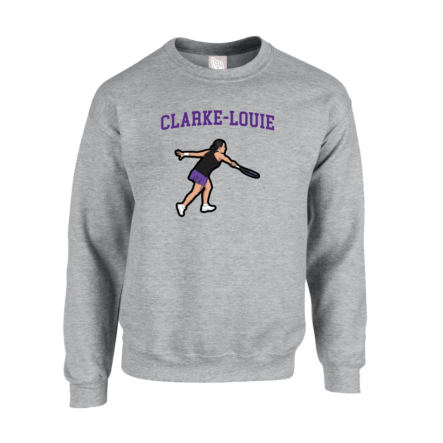 Fleece Crew — Shirsey in Grey