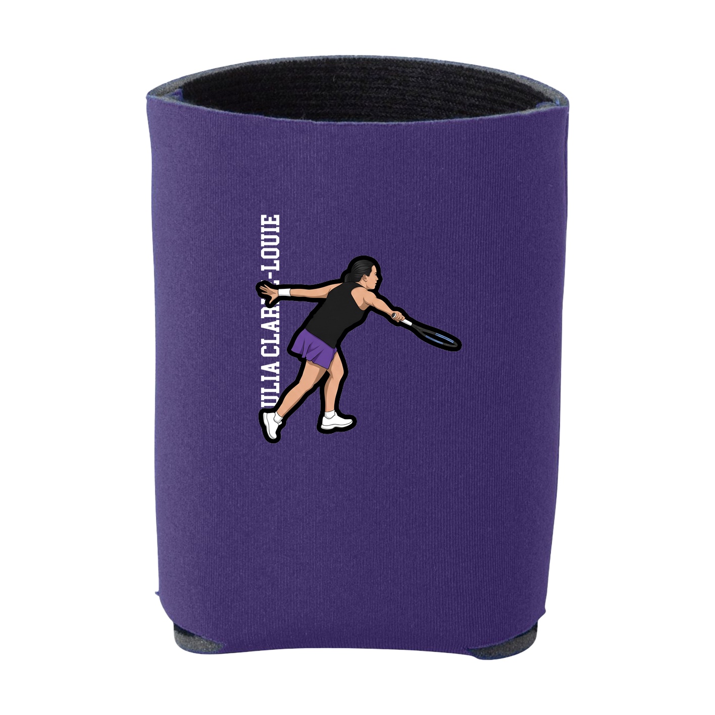 Can Holder — Name Vertical in Purple