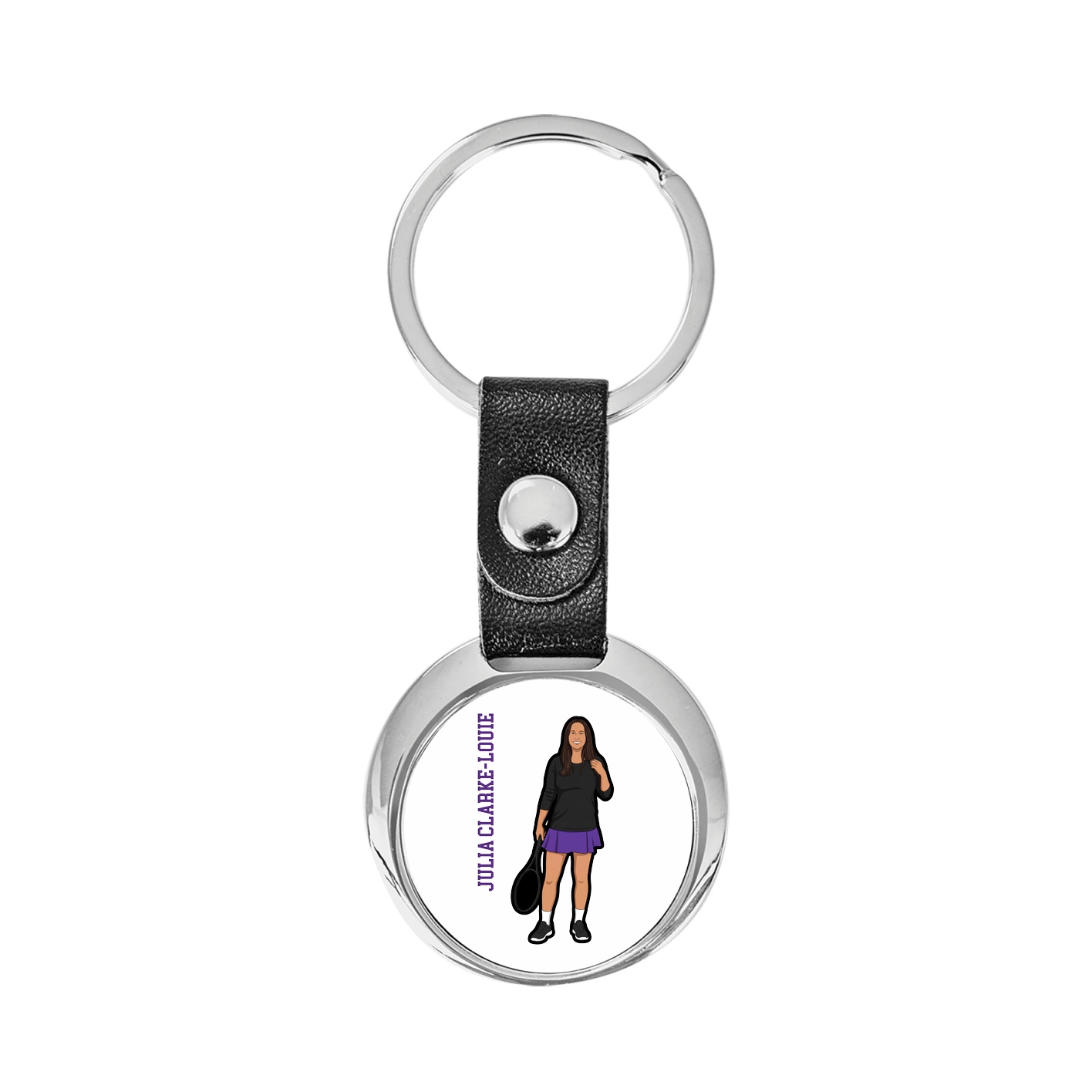 Key Chain — Name Vertical in Classic