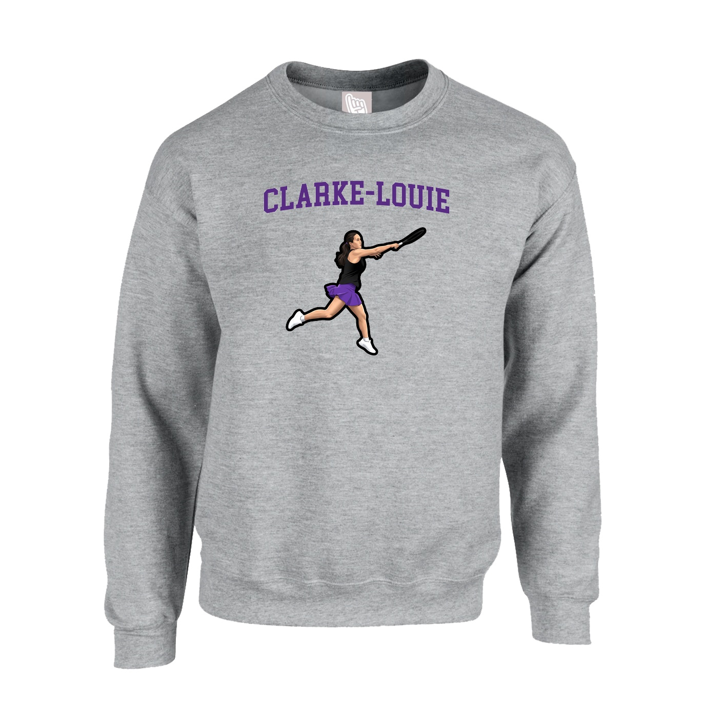 Fleece Crew — Shirsey in Grey