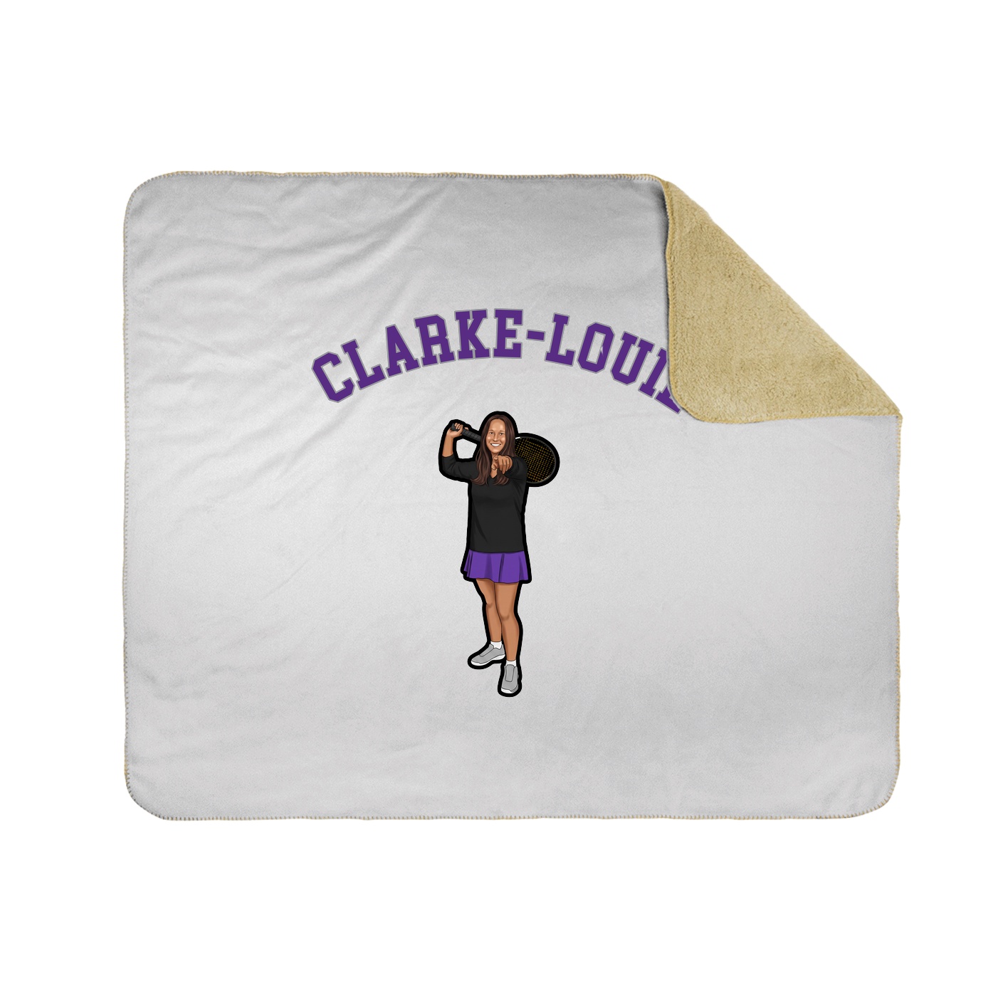 Throw Blanket — Shirsey Arch in White