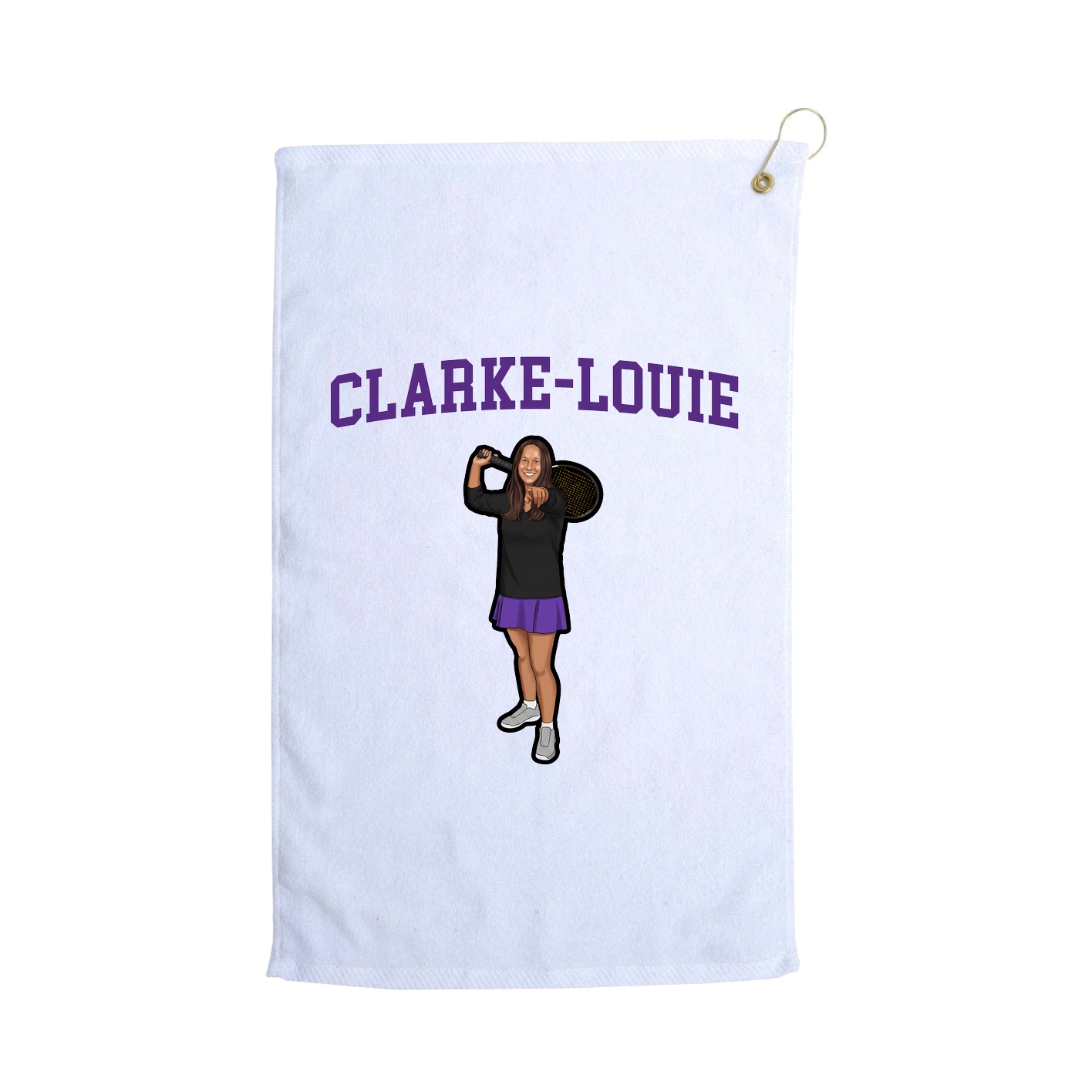 Golf Towel — Shirsey in White