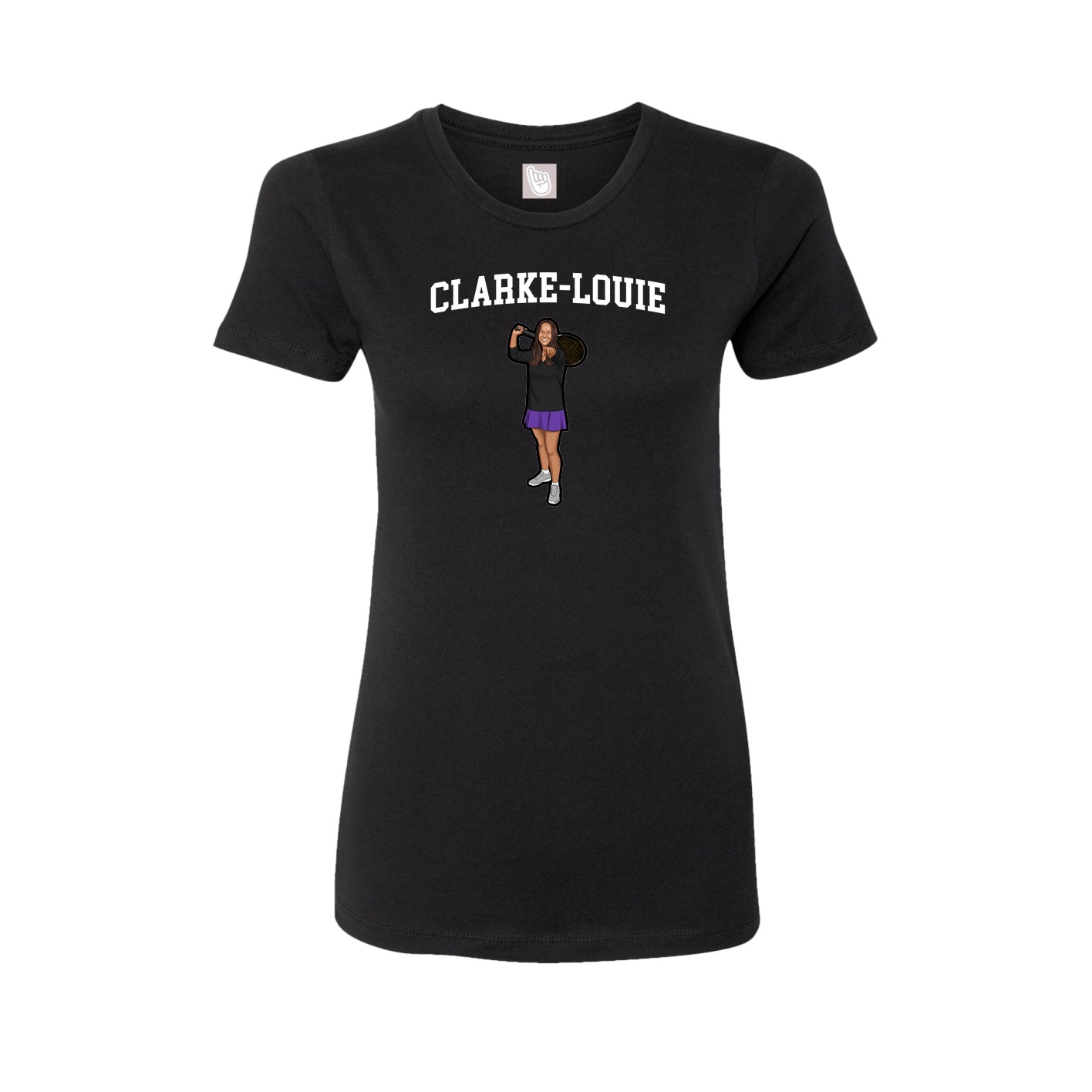 Fitted Women's Tee — Shirsey in Black
