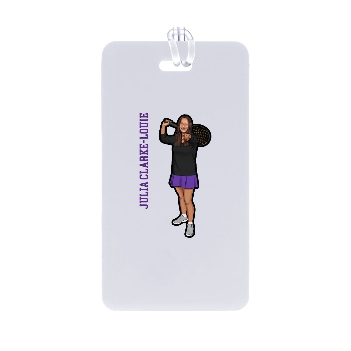 Bag Tag — Name Vertical in Classic