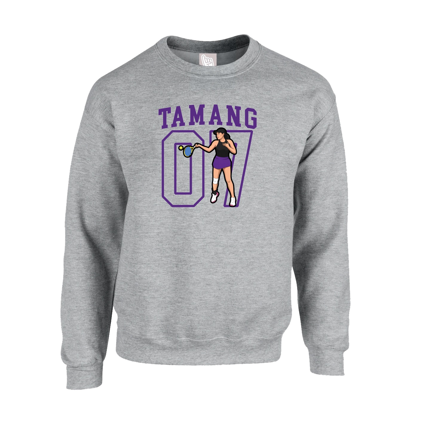 Fleece Crew — Shirsey in Grey