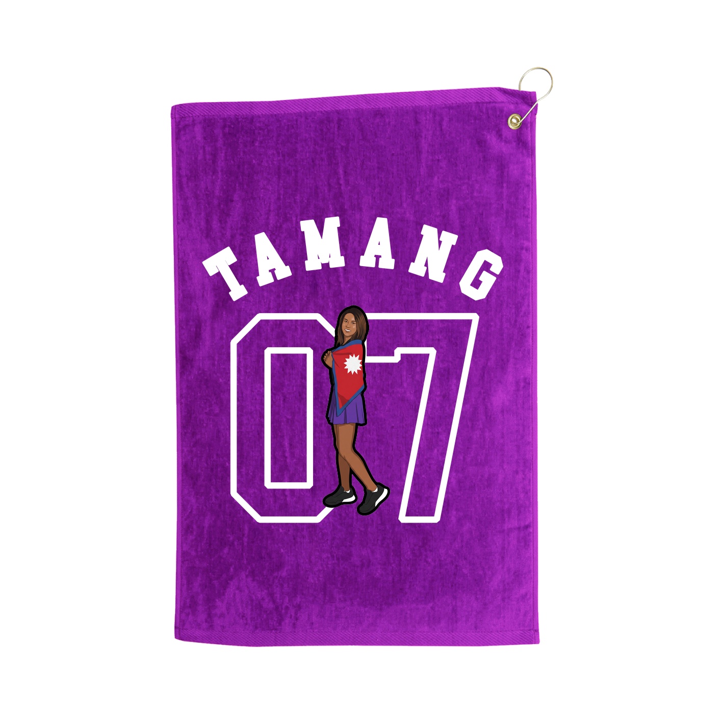 Golf Towel — Shirsey Arch in Purple