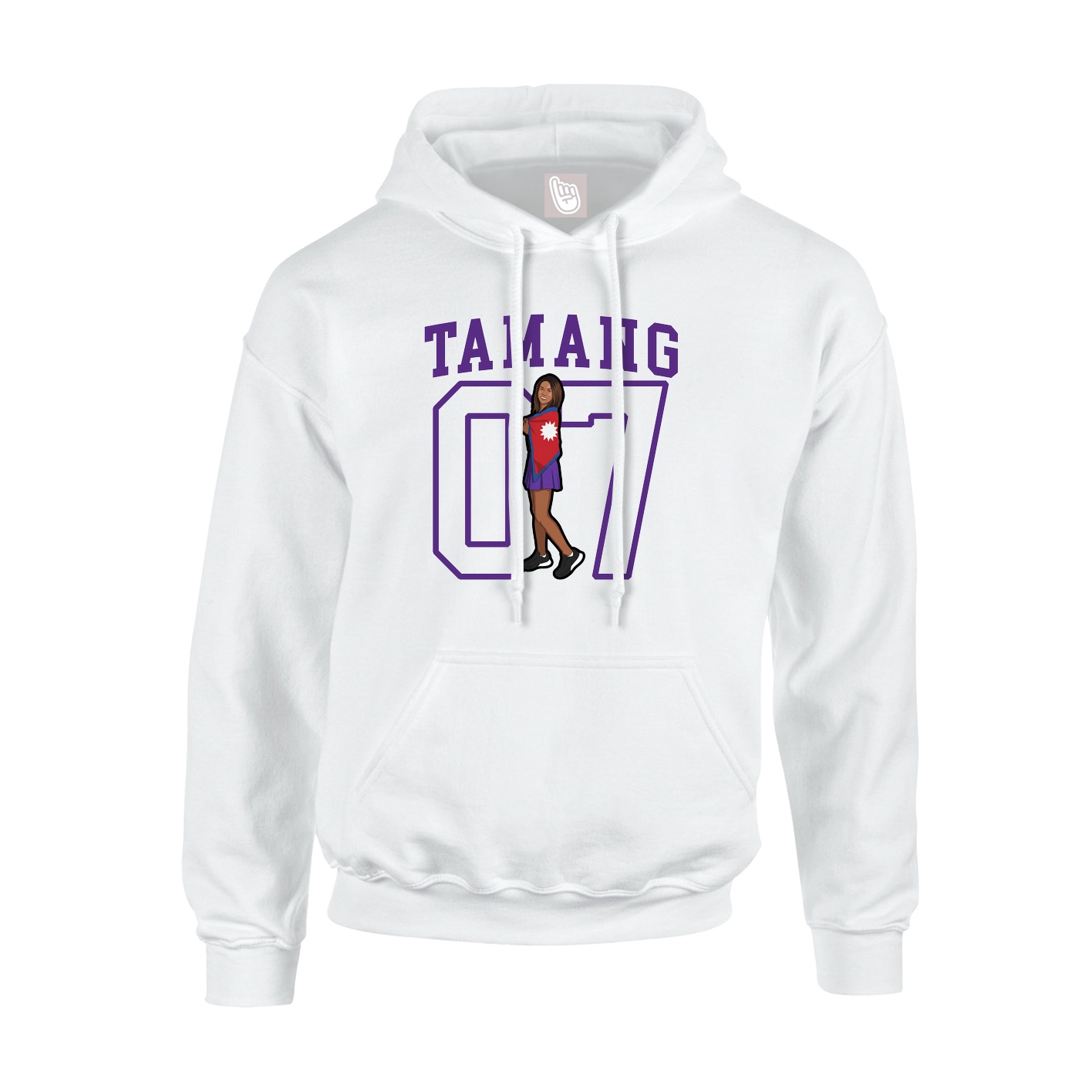 Youth Hoodie — Shirsey in White