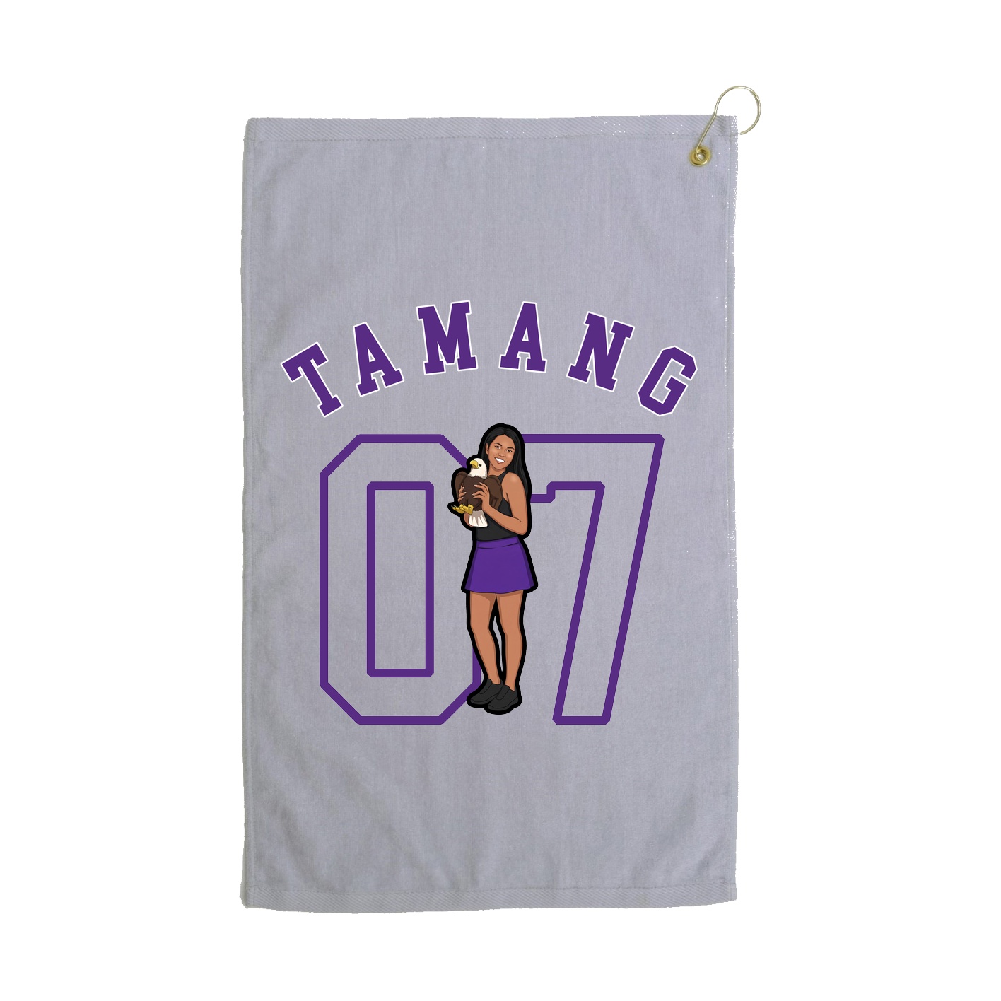 Golf Towel — Shirsey Arch in Grey