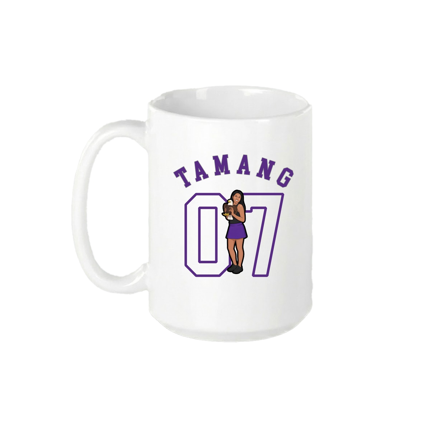 15oz Coffee Mug — Shirsey Arch in White
