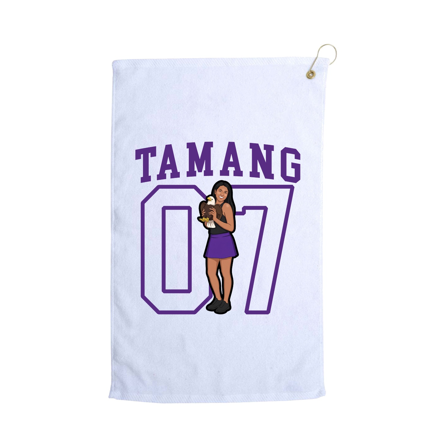 Golf Towel — Shirsey in White