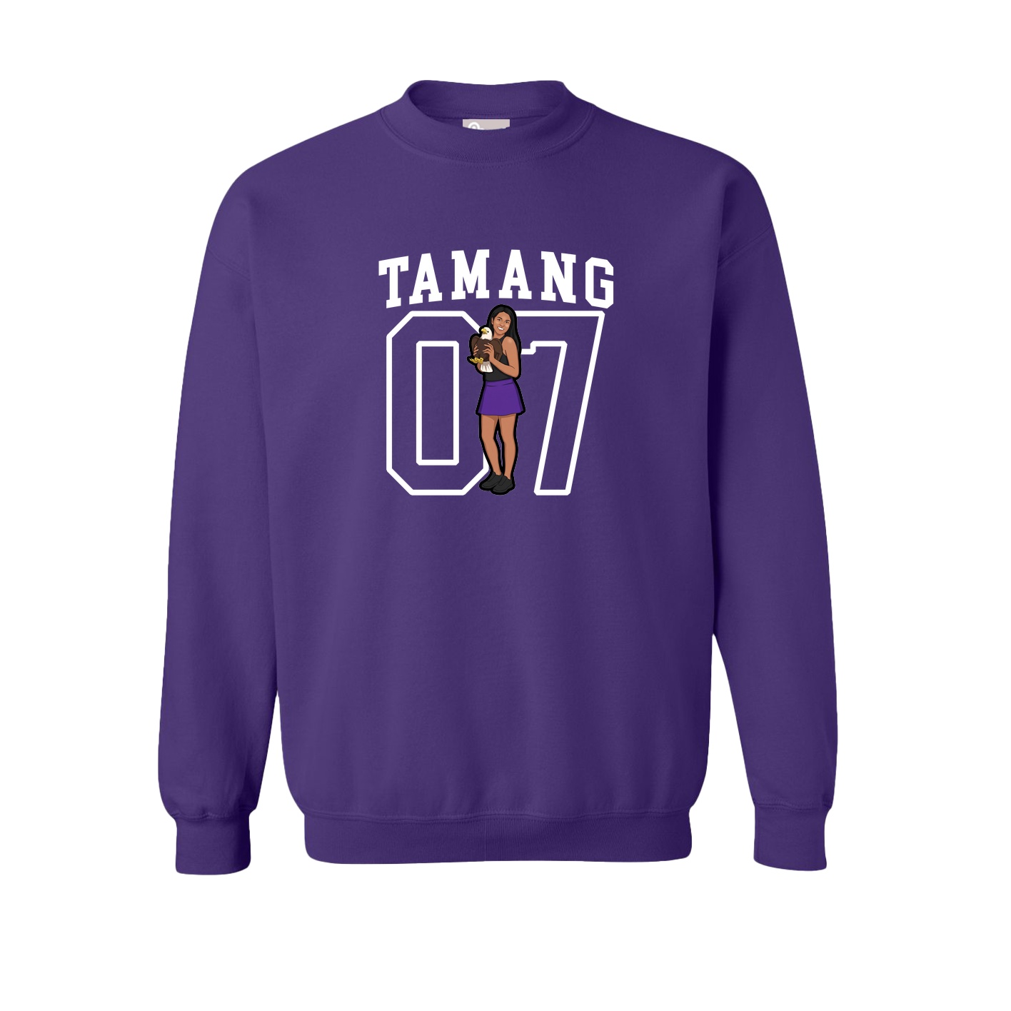 Fleece Crew — Shirsey in Purple
