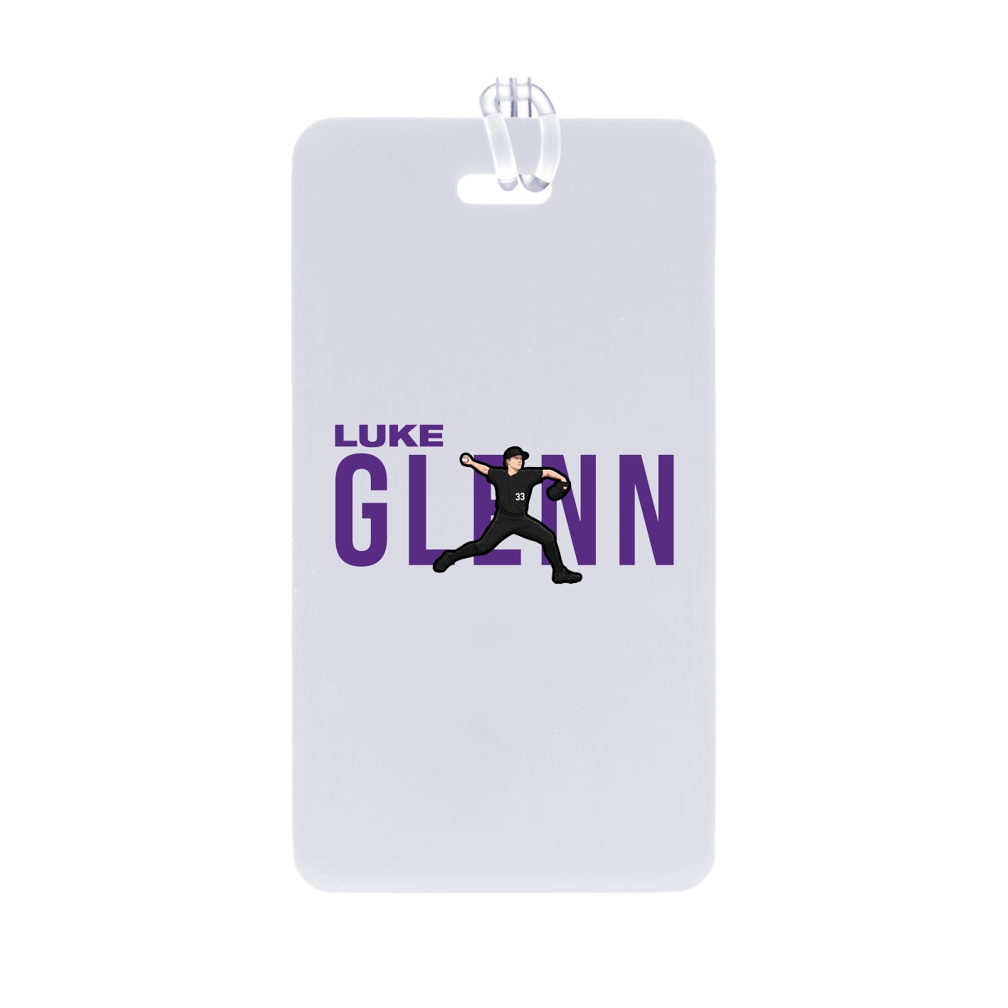 Bag Tag — Player Name in Classic