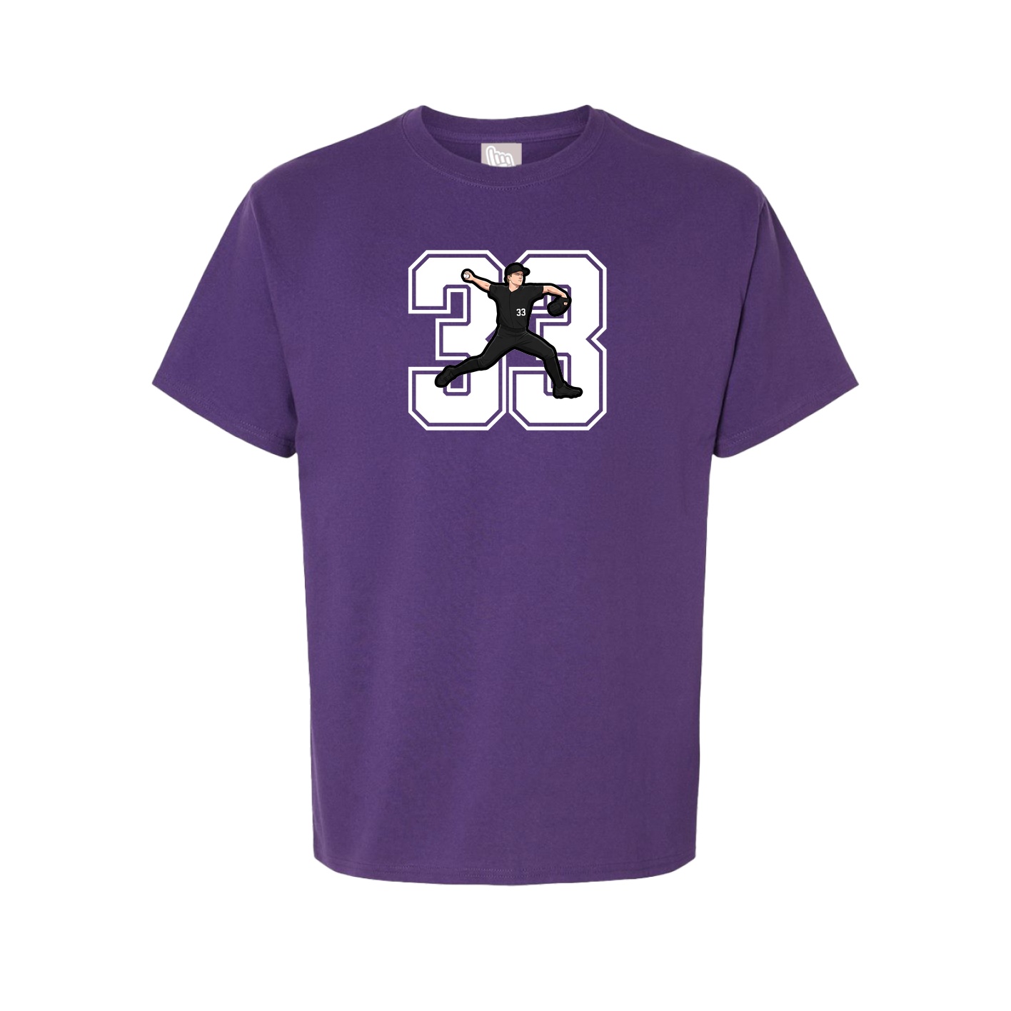 Tee — Number in Purple
