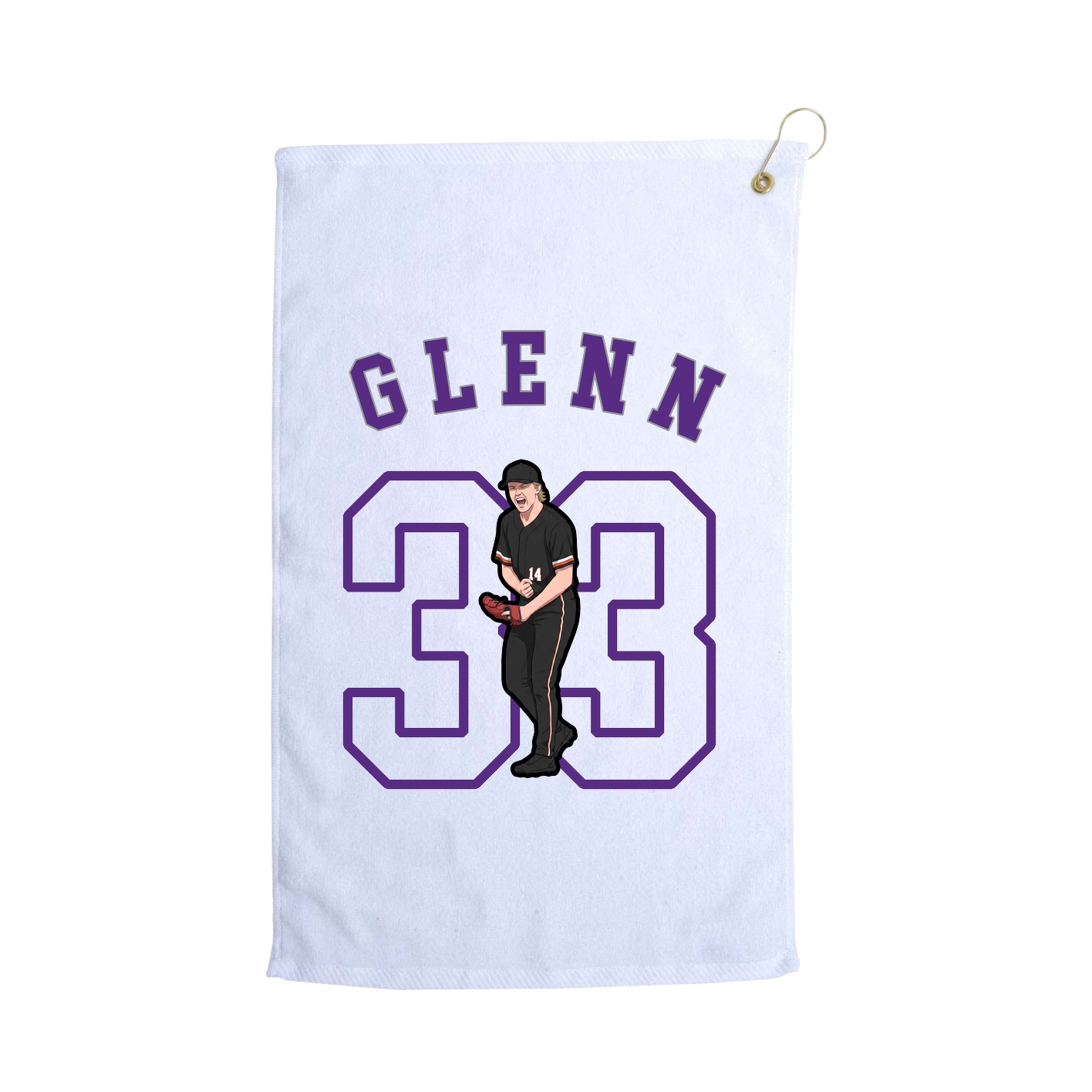 Golf Towel — Shirsey Arch in White