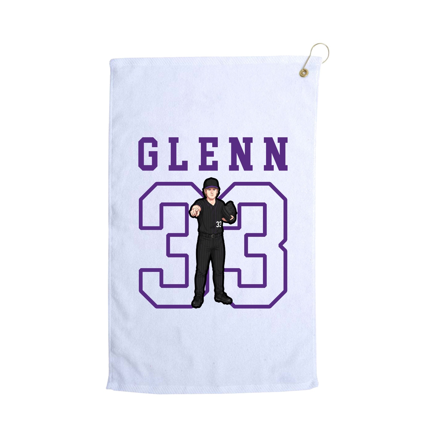 Golf Towel — Shirsey in White