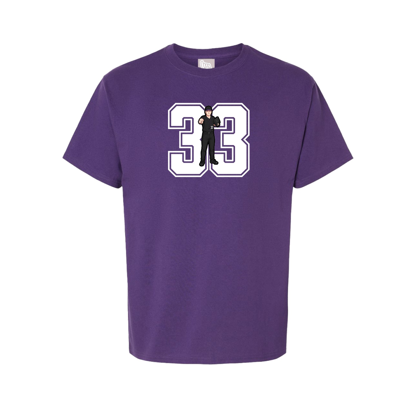 Tee — Number in Purple