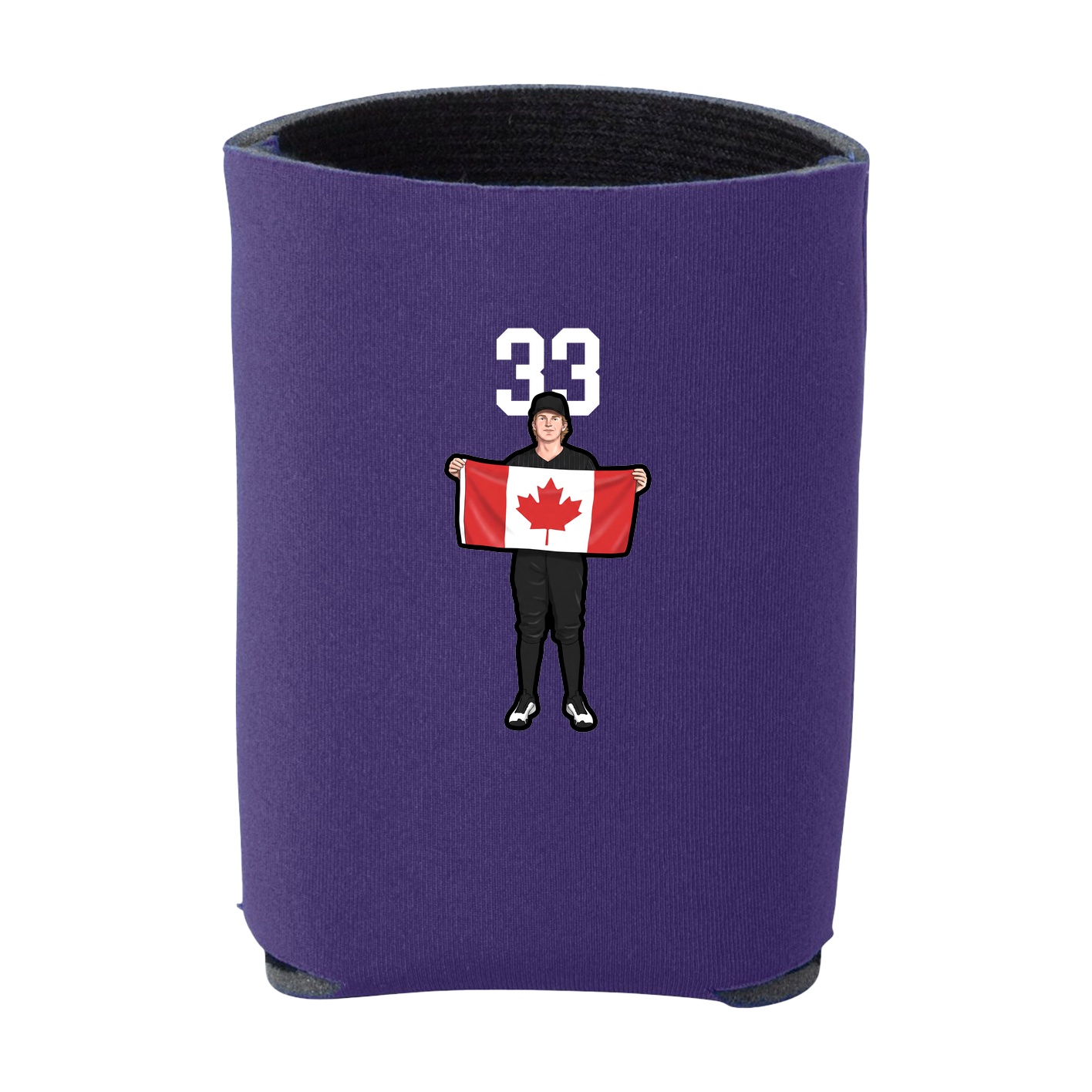 Can Holder — Number Top in Purple