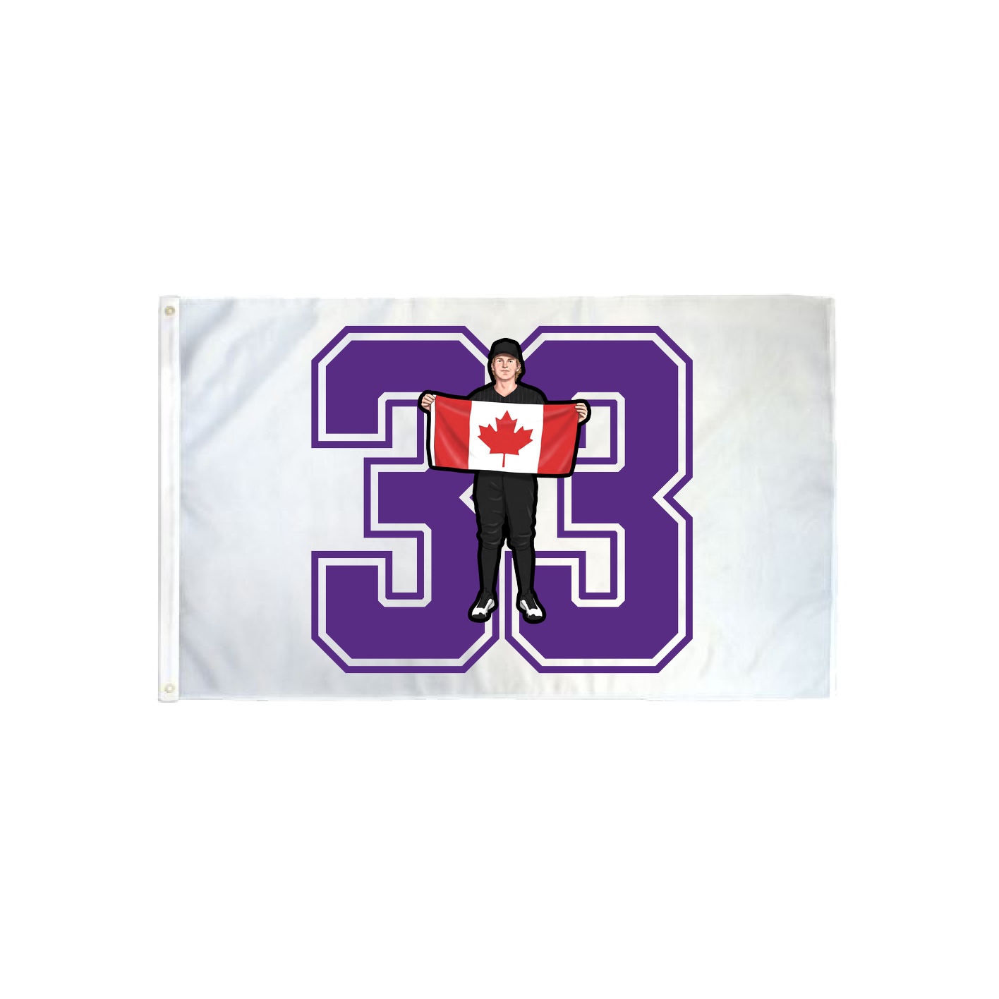 3x5 Flag — Number in Classic