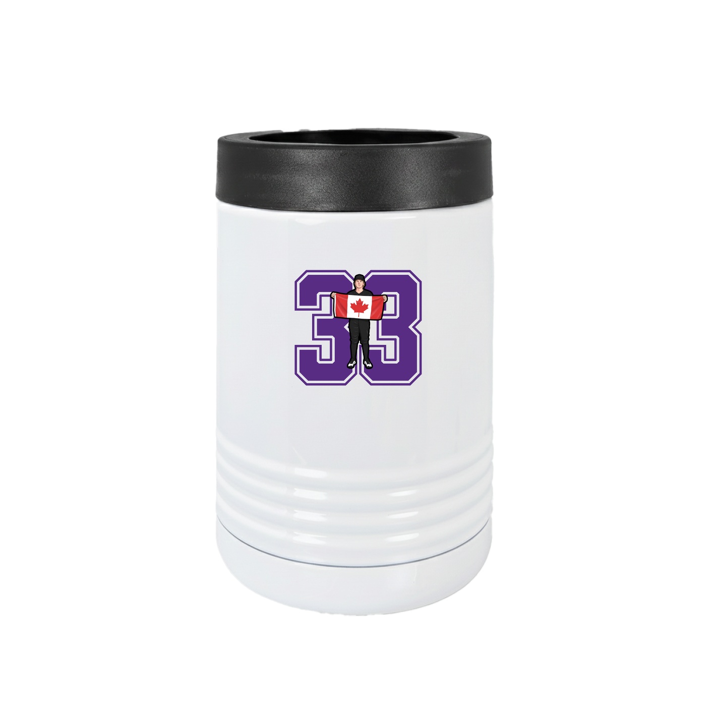 Beverage Holder — Number in White