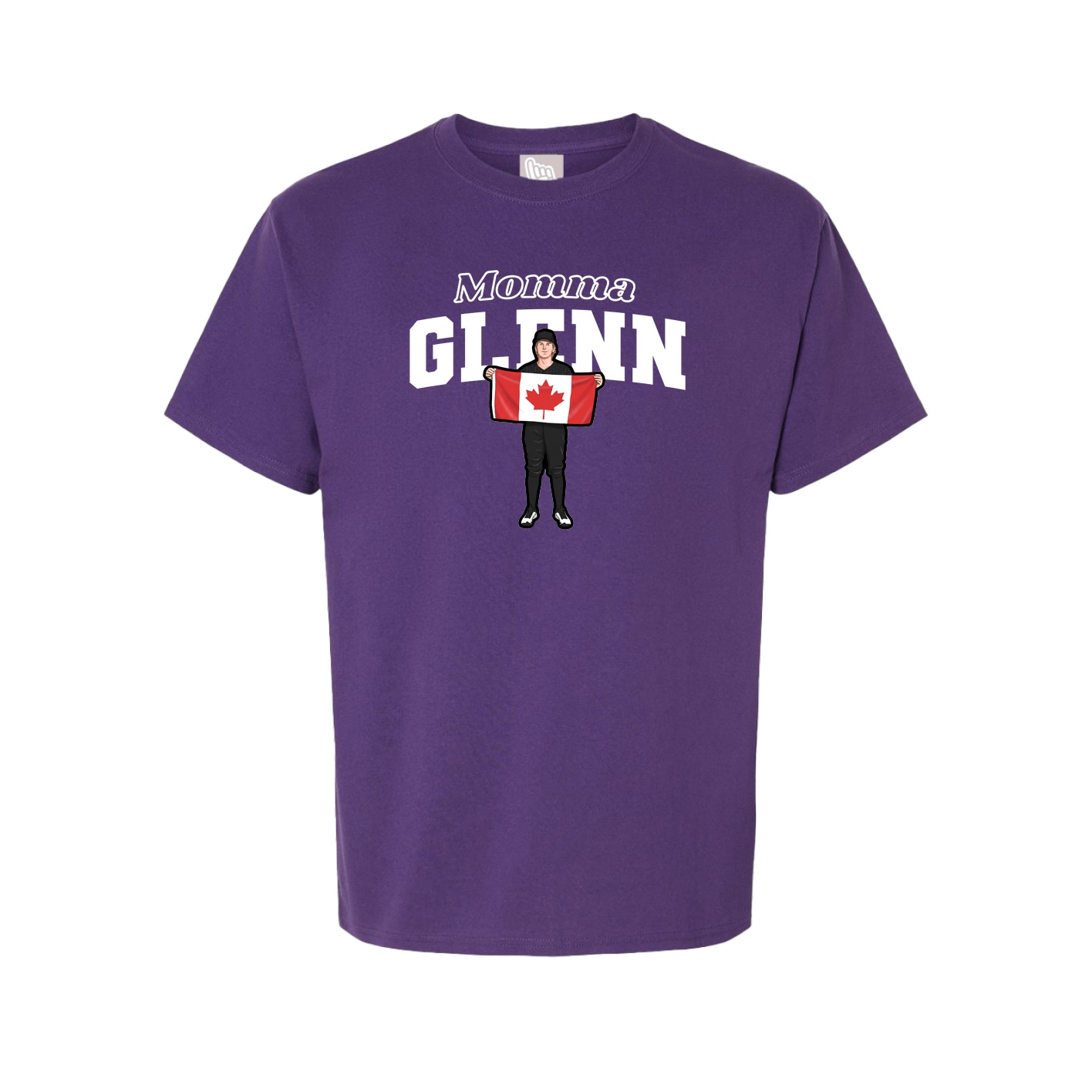 Youth Tee — Mothers Day Block in Purple