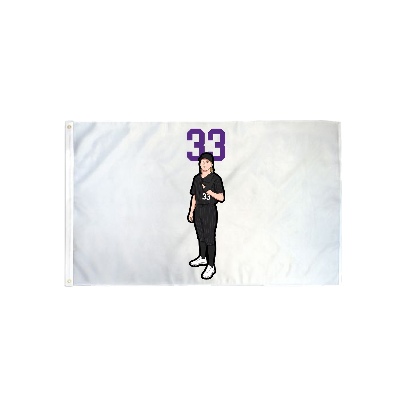 3x5 Flag — Number Top in Classic