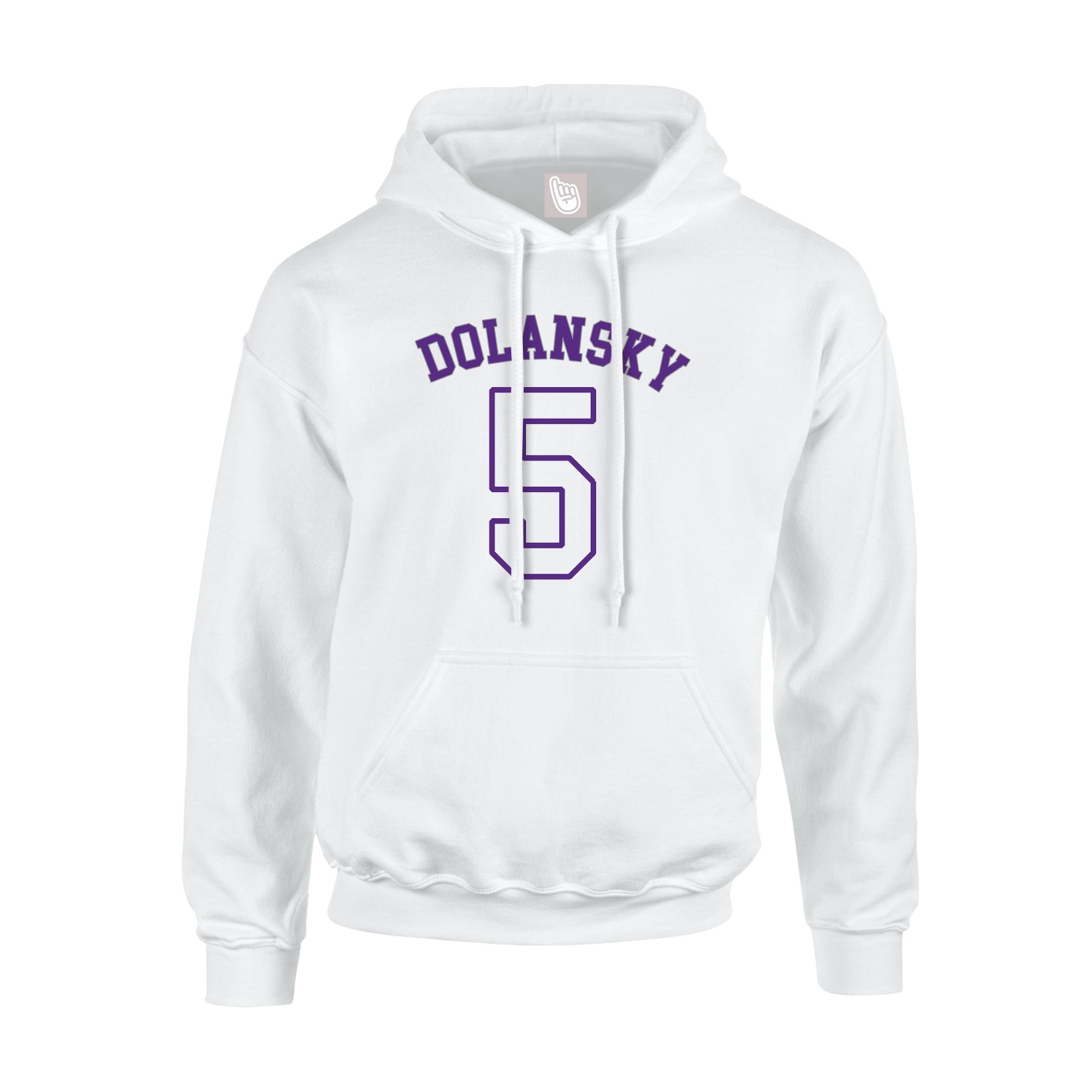 Hoodie — Shirsey Arch in White