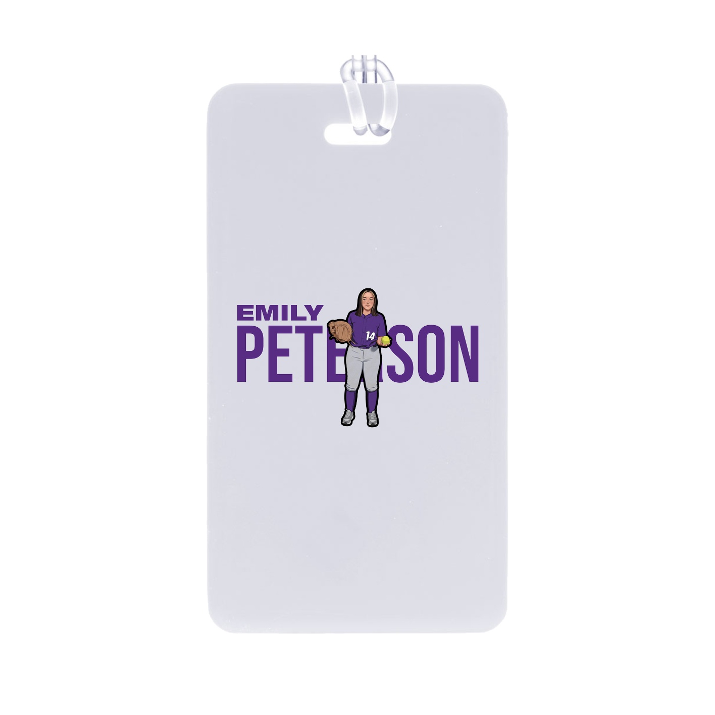 Bag Tag — Player Name in Classic
