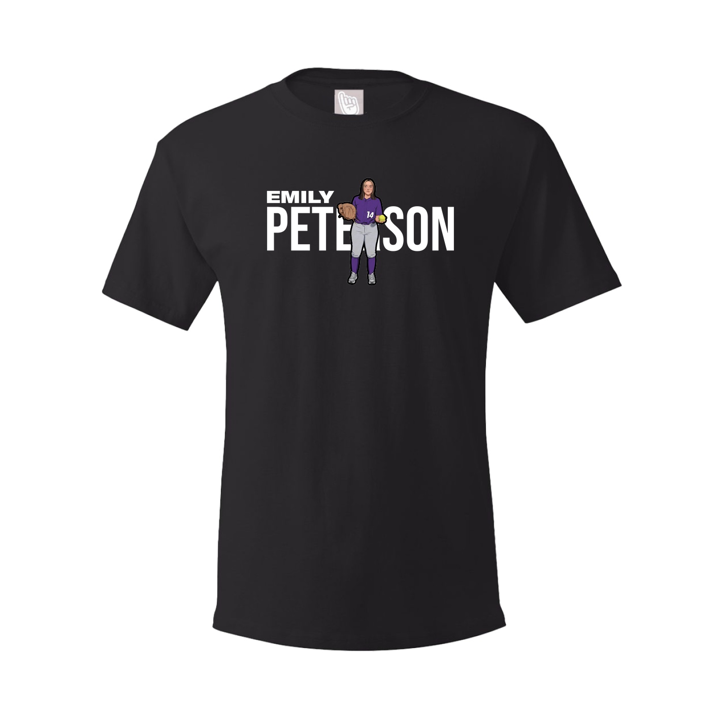 Youth Tee — Player Name in Black