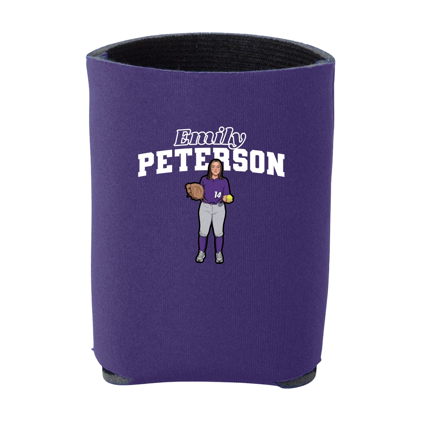 Can Holder — Name Arch in Purple