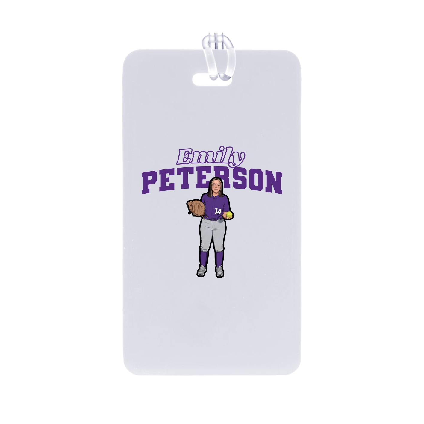 Bag Tag — Name Arch in Classic