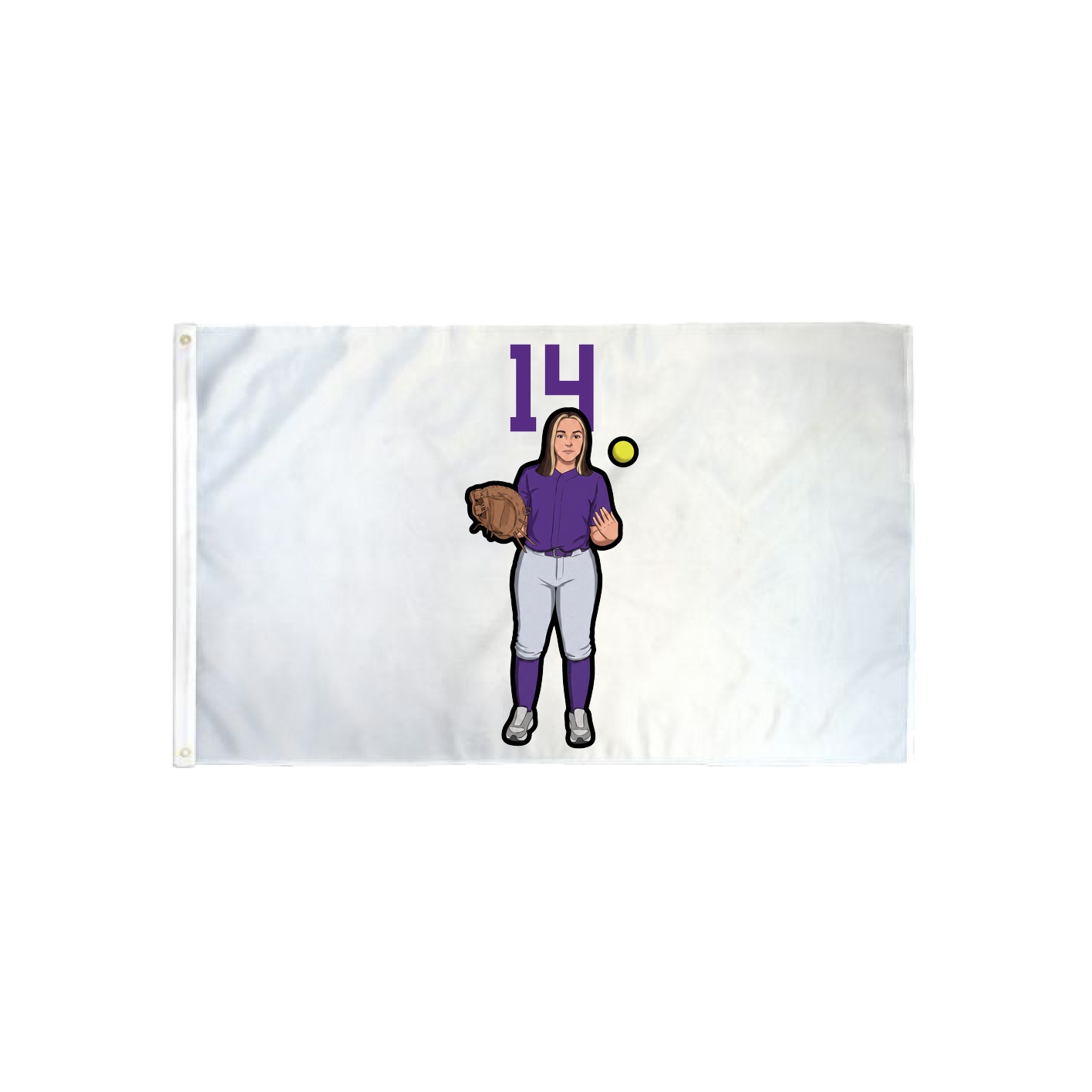 3x5 Flag — Number Top in Classic