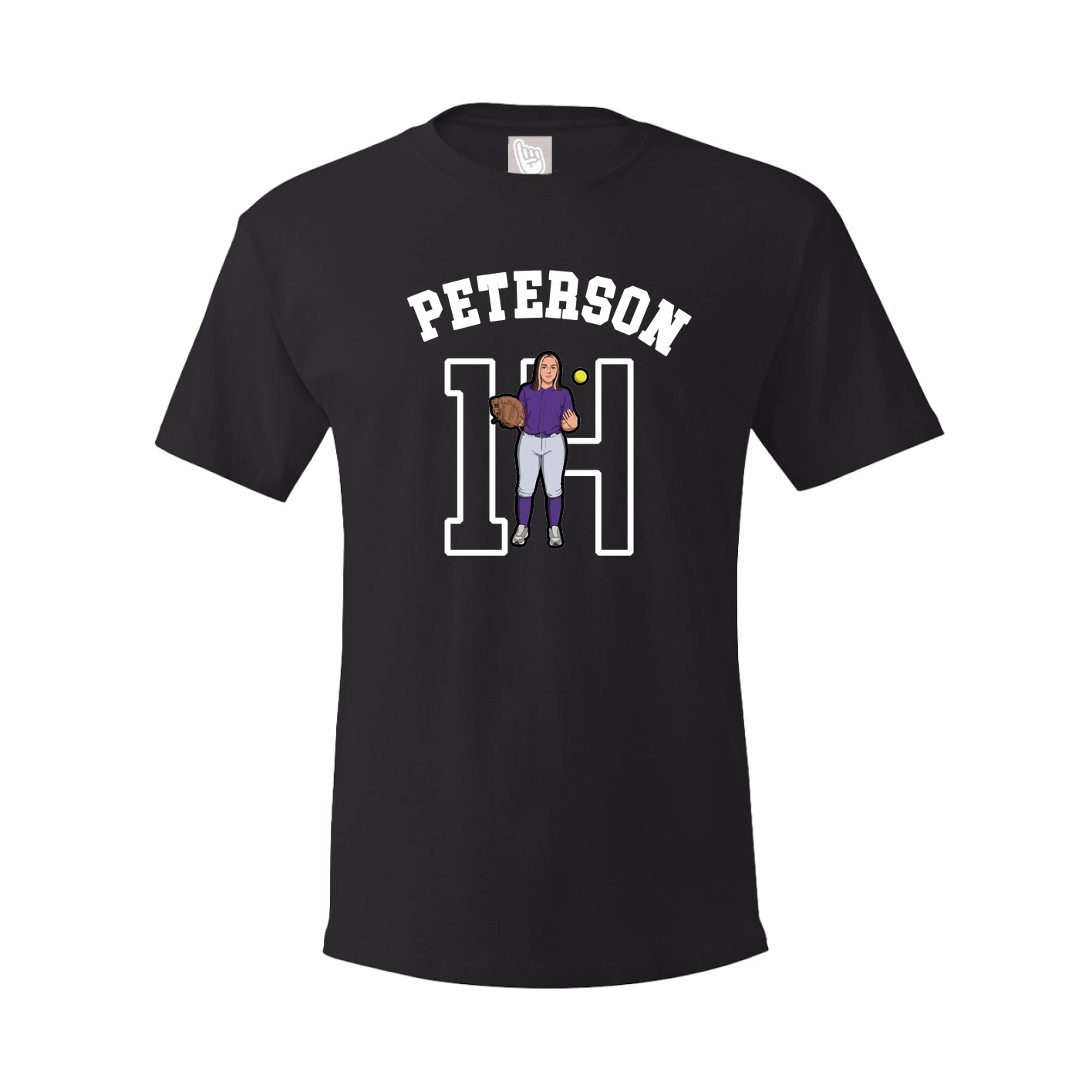 Youth Tee — Shirsey Arch in Black