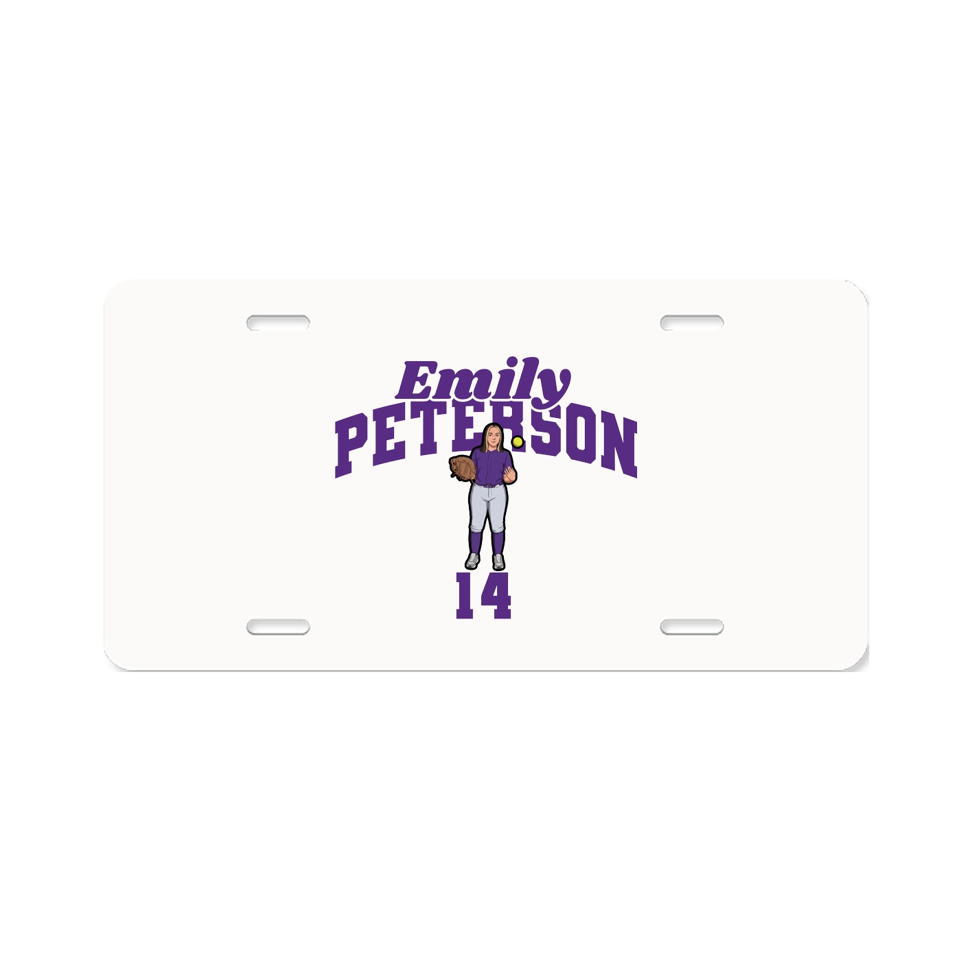 License Plate — Signature Arch in Classic