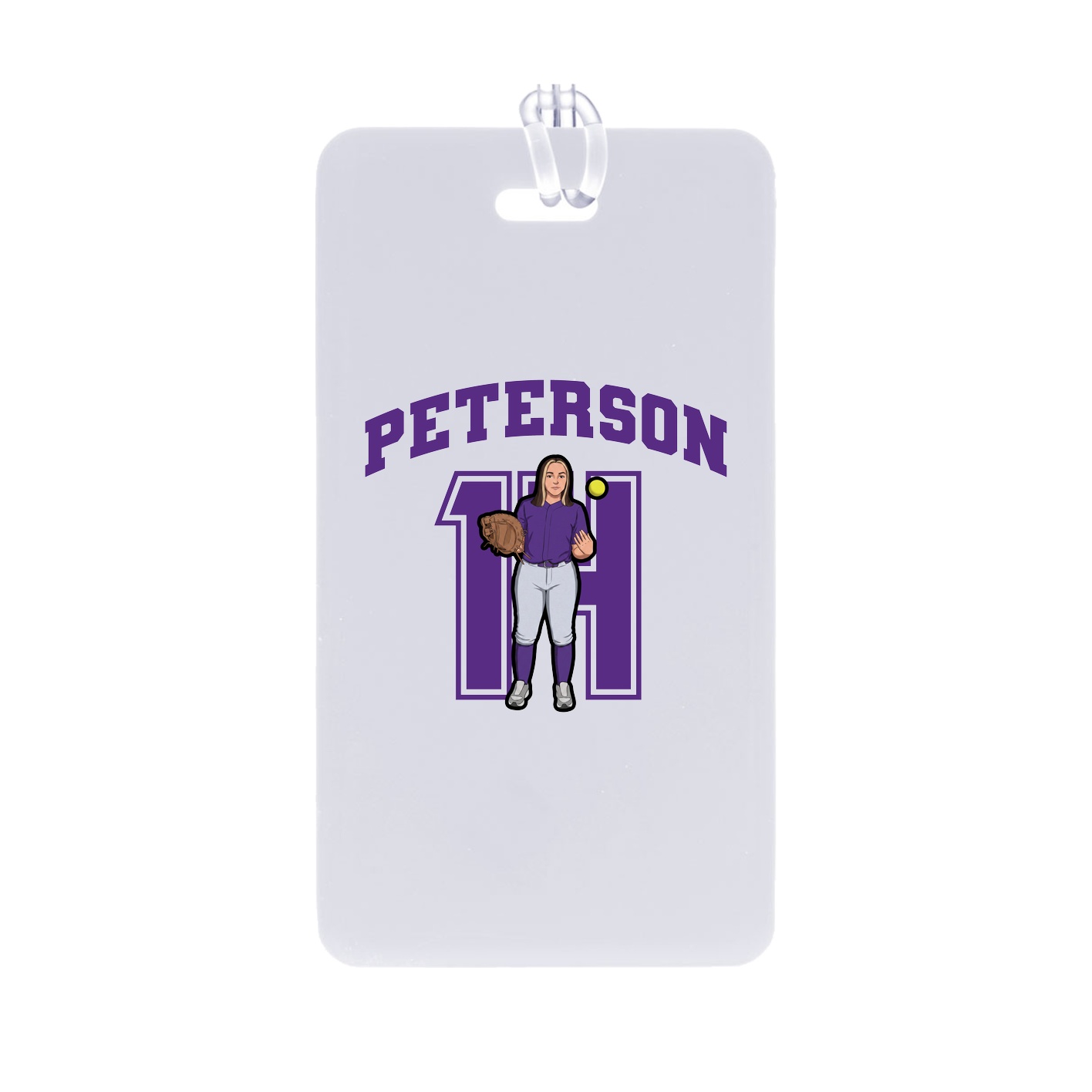 Bag Tag — Number in Classic