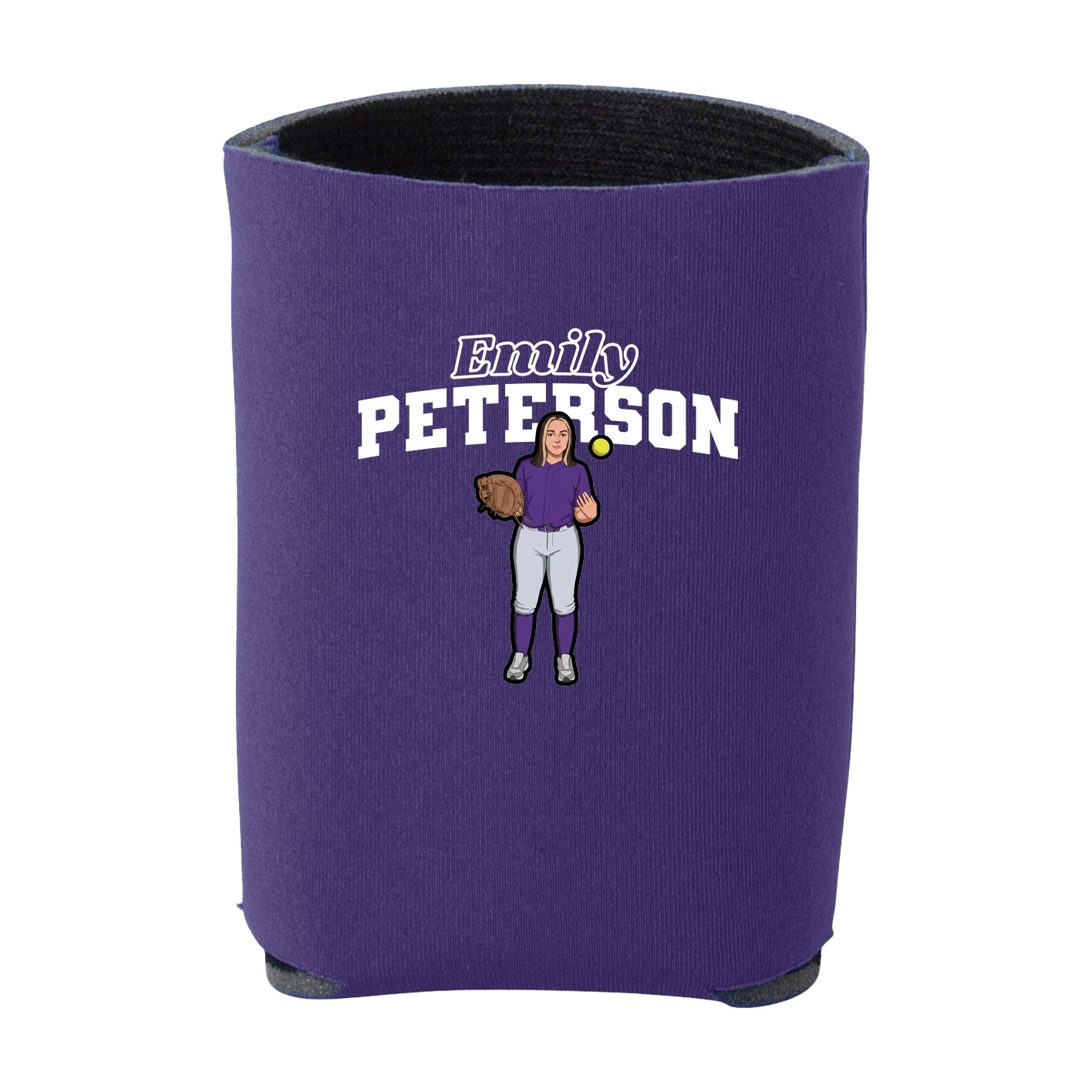 Can Holder — Name Arch in Purple