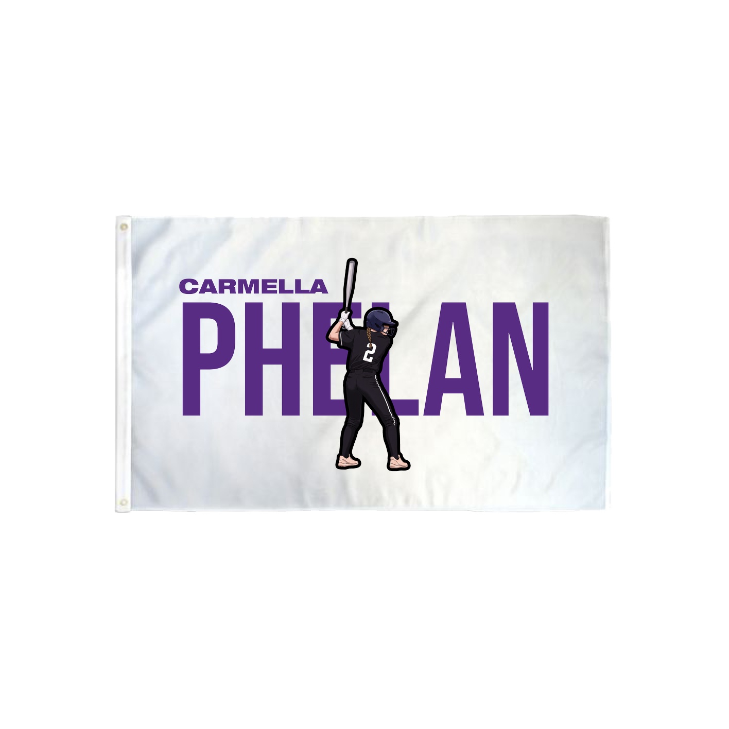 3x5 Flag — Player Name in Classic