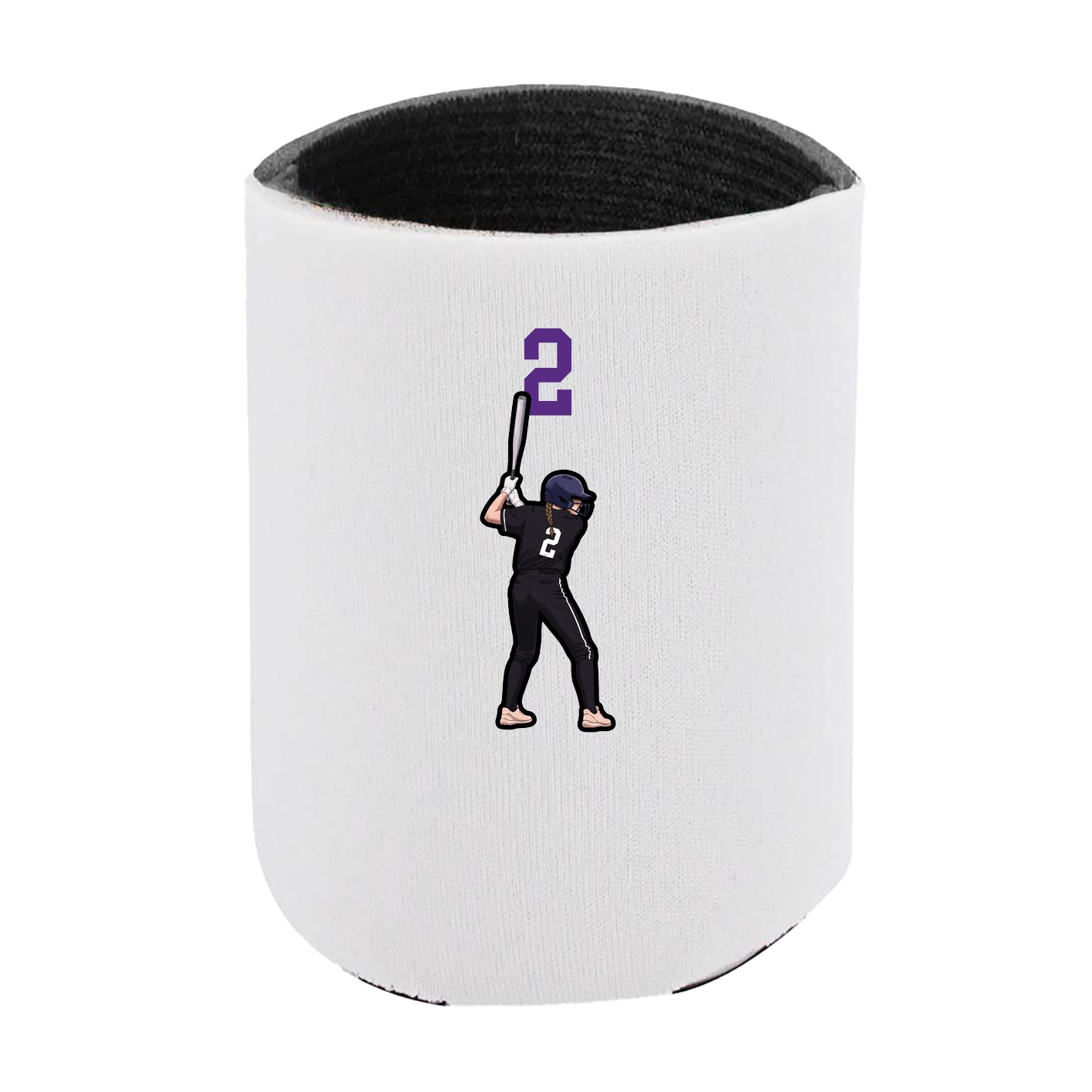 Can Holder — Number Top in White