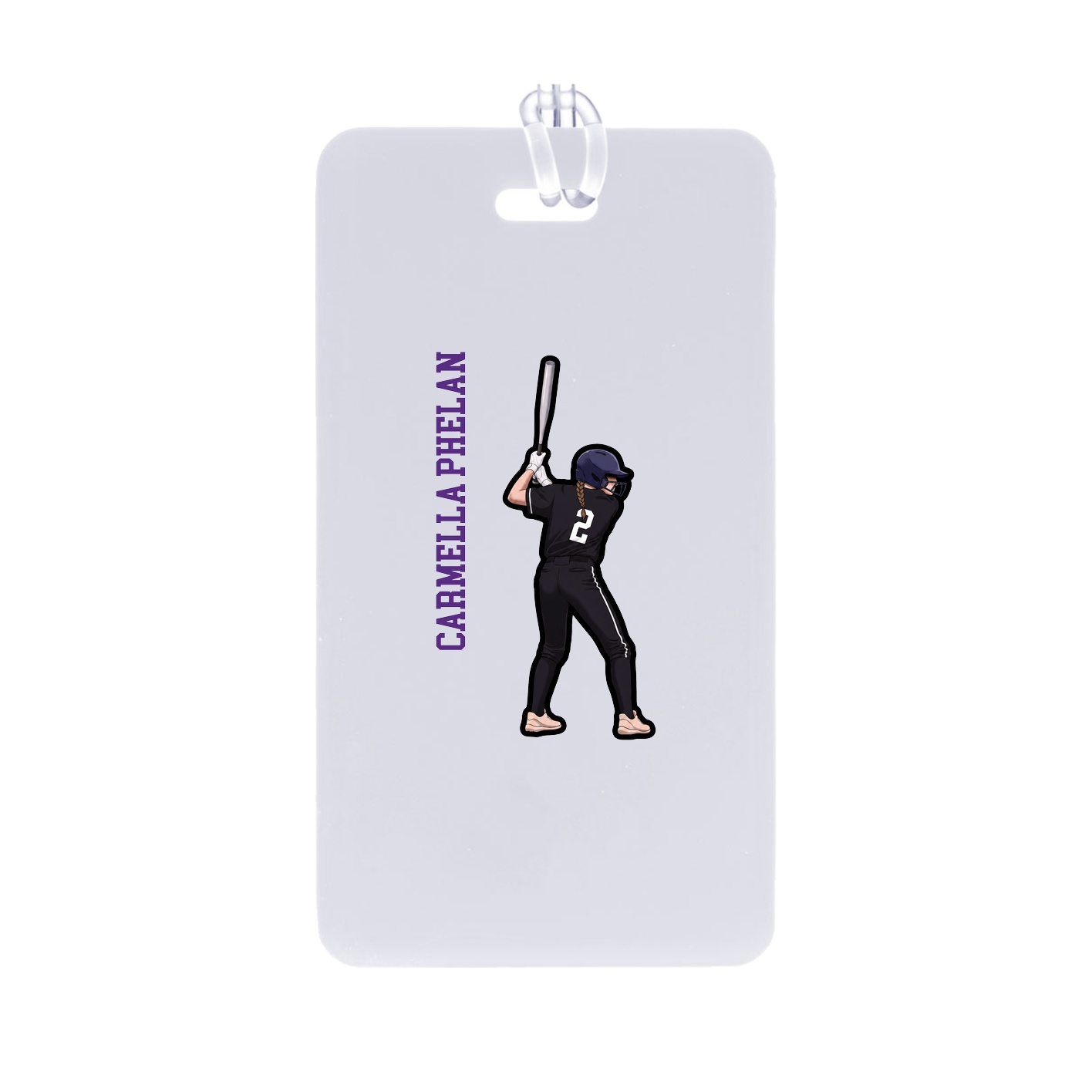 Bag Tag — Name Vertical in Classic
